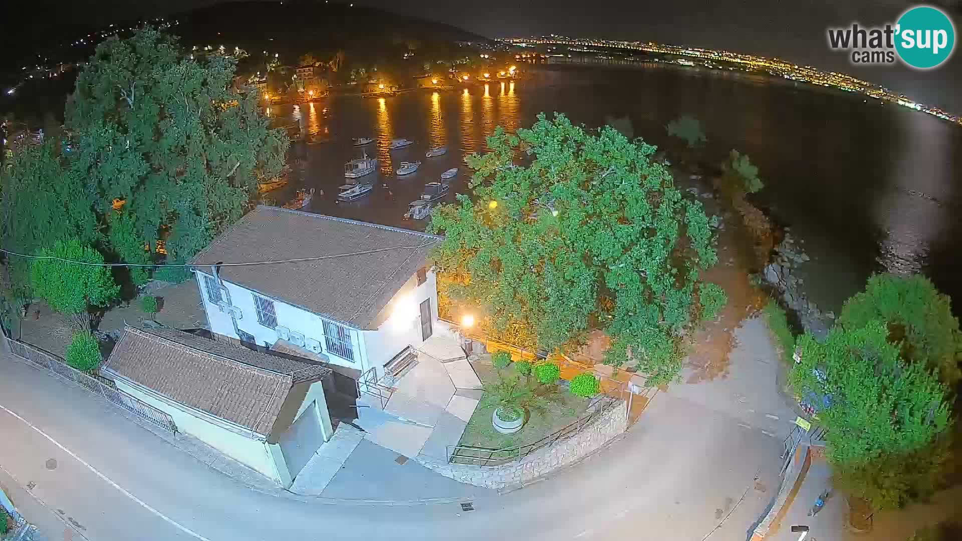 Webcam port d’Ika – Vue en direct et lumières d’Opatija