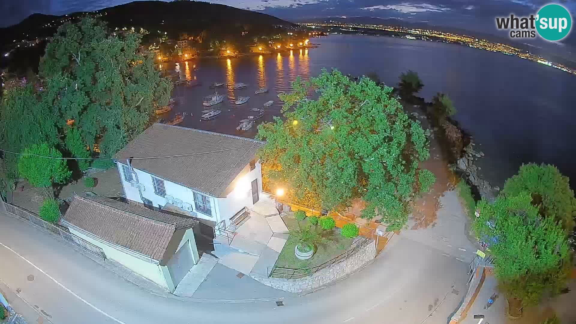 Webcam Ika Hafen – LIVE Blick auf den Hafen und die Lichter von Opatija