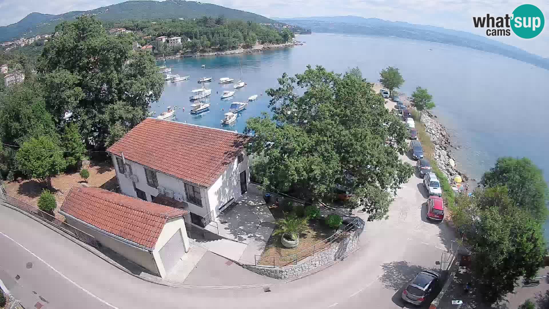 Webcam porto Ika – Vista LIVE sul porto e le luci di Opatija