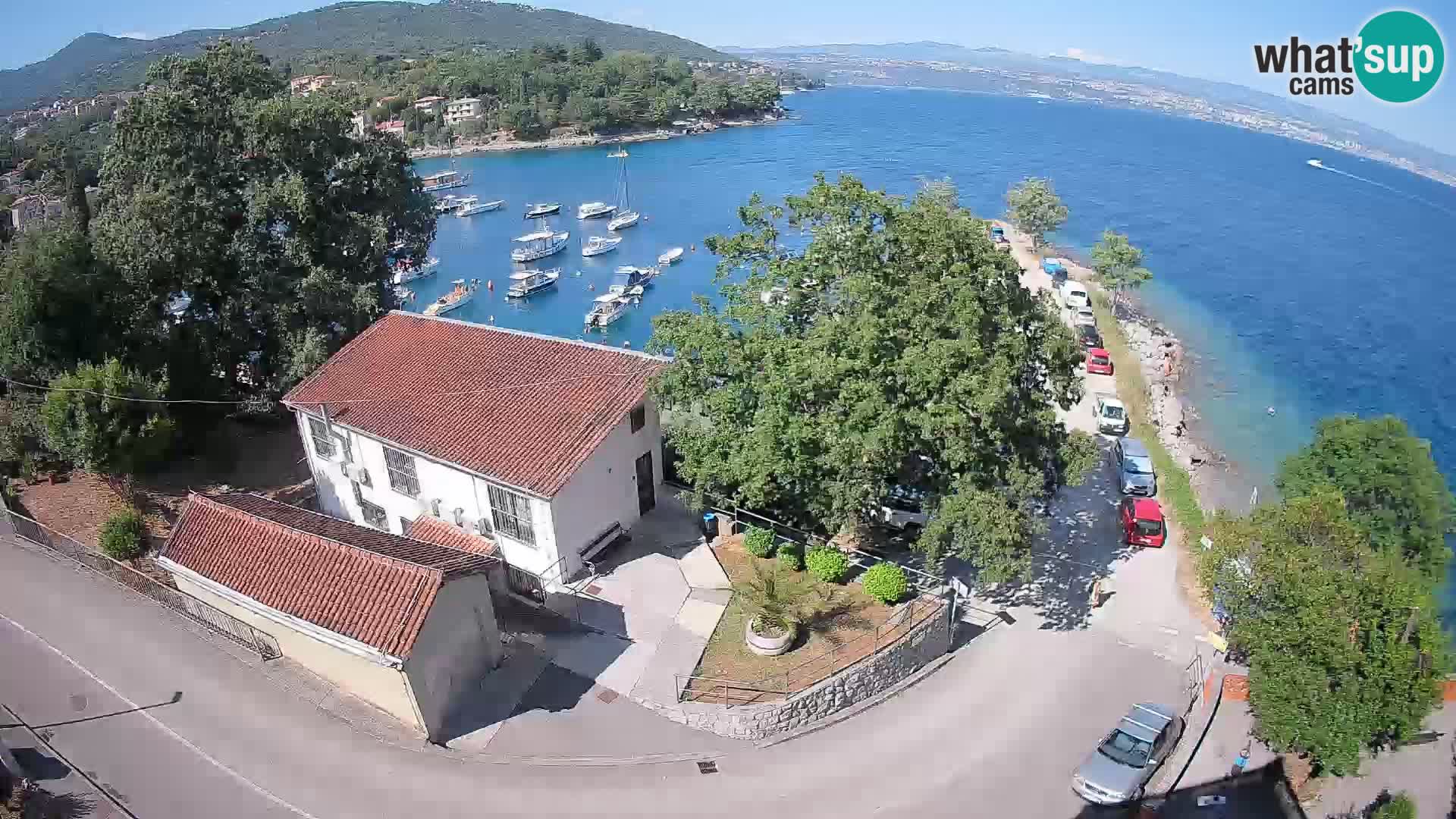 Webcam Ika Hafen – LIVE Blick auf den Hafen und die Lichter von Opatija
