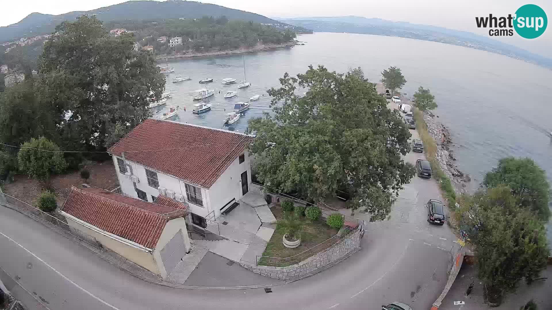 Webcam porto Ika – Vista LIVE sul porto e le luci di Opatija