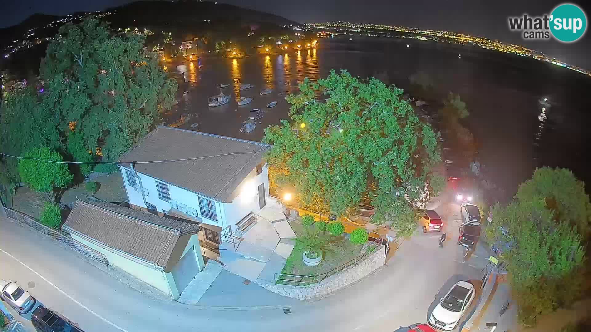 Webcam puerto de Ika – Vista en directo y luces de Opatija