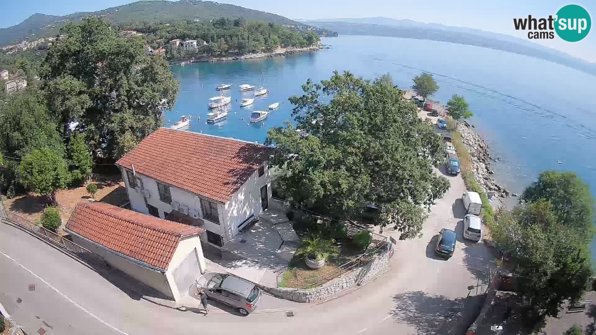 Webcam porto Ika – Vista LIVE sul porto e le luci di Opatija