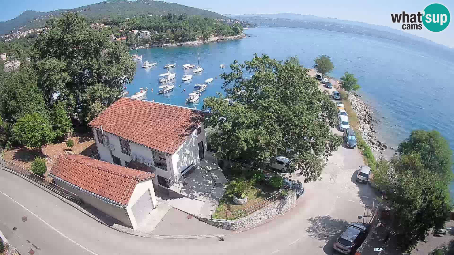 Webcam porto Ika – Vista LIVE sul porto e le luci di Opatija