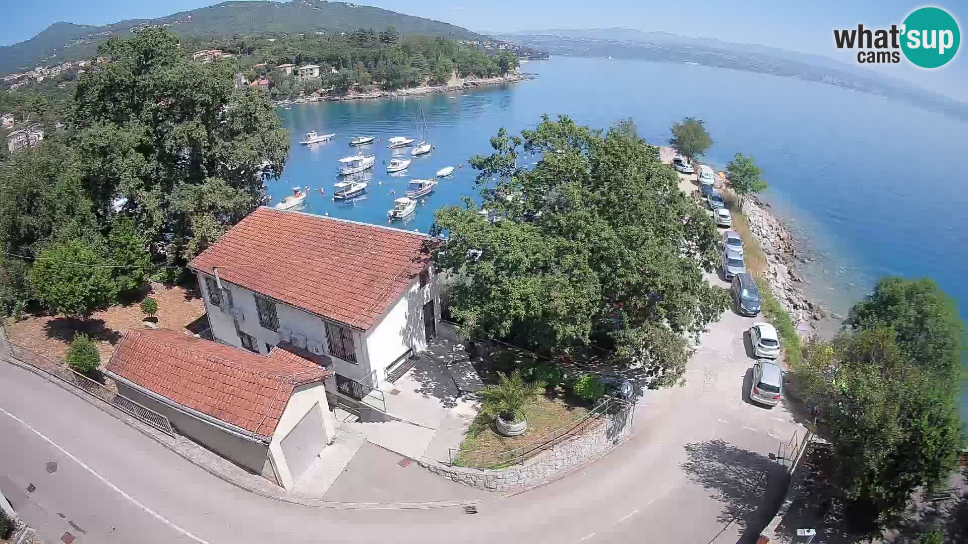 Webcam porto Ika – Vista LIVE sul porto e le luci di Opatija