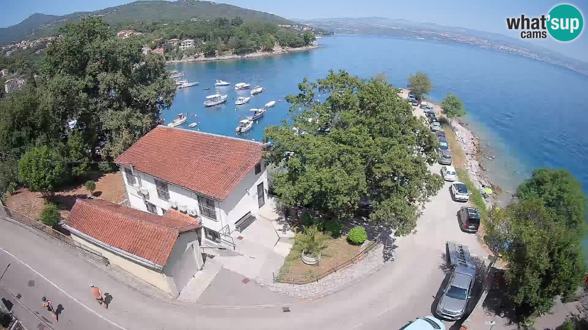 Webcam porto Ika – Vista LIVE sul porto e le luci di Opatija