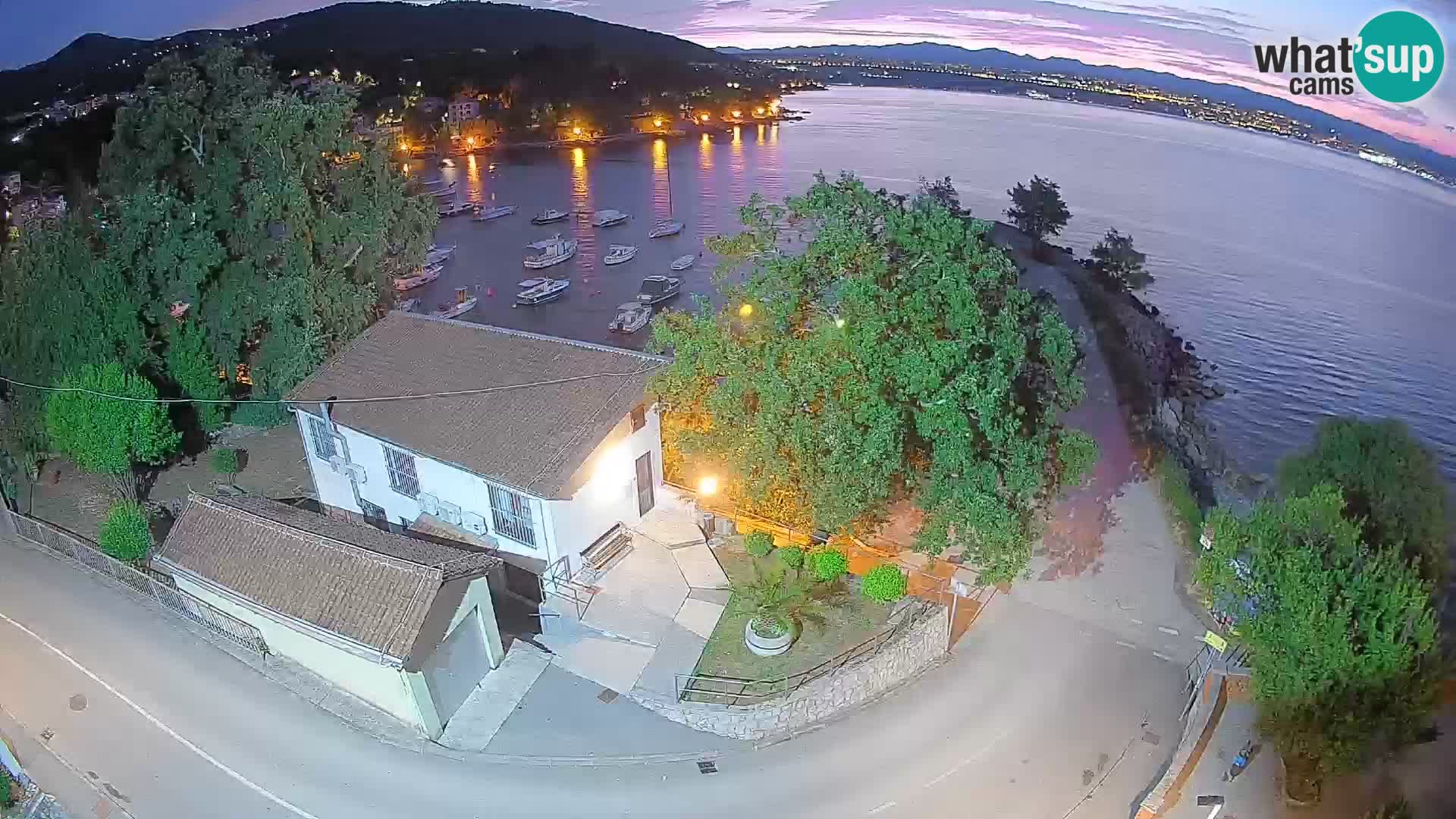 Webcam Ika Hafen – LIVE Blick auf den Hafen und die Lichter von Opatija