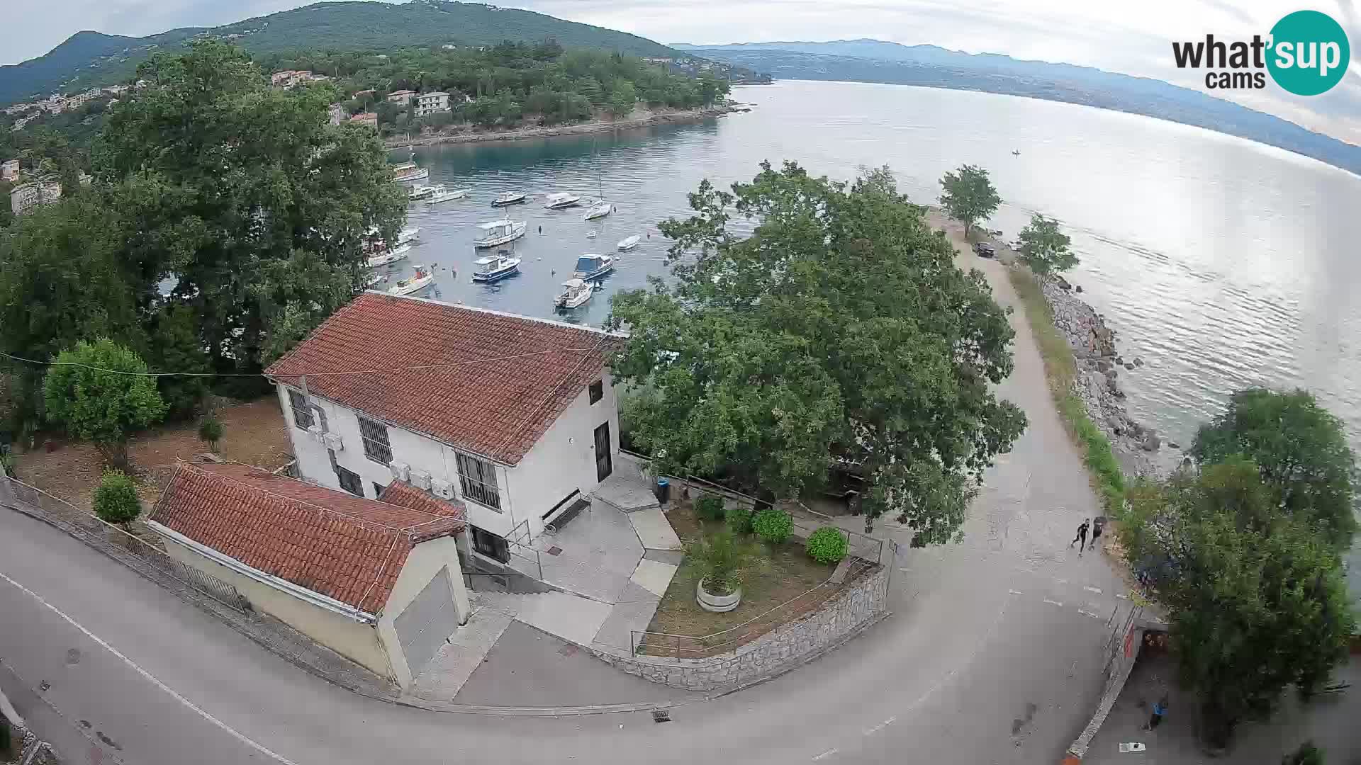 Webcam port d’Ika – Vue en direct et lumières d’Opatija
