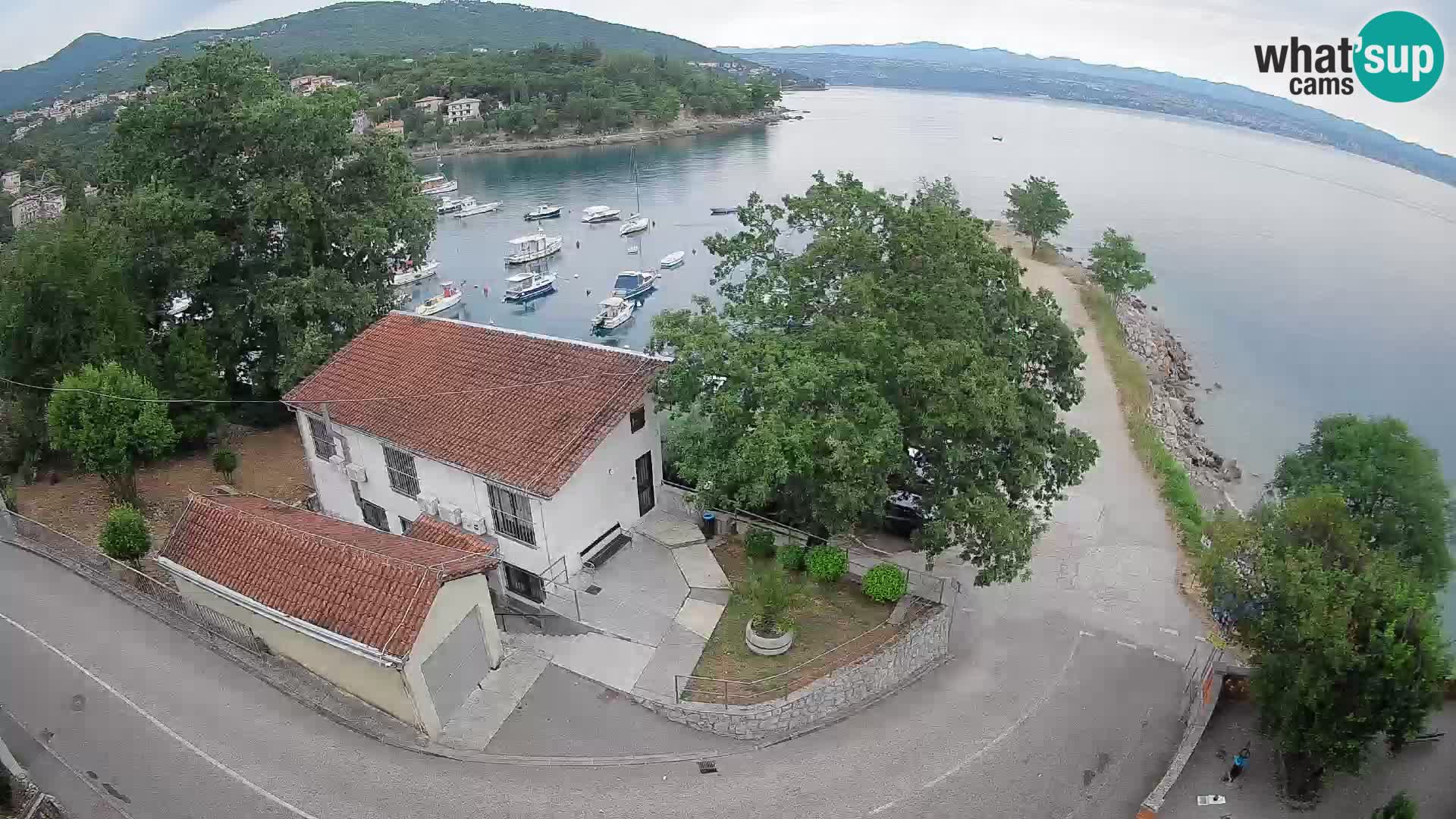 Ika Harbor Webcam – LIVE View of the Harbor and Opatija Lights