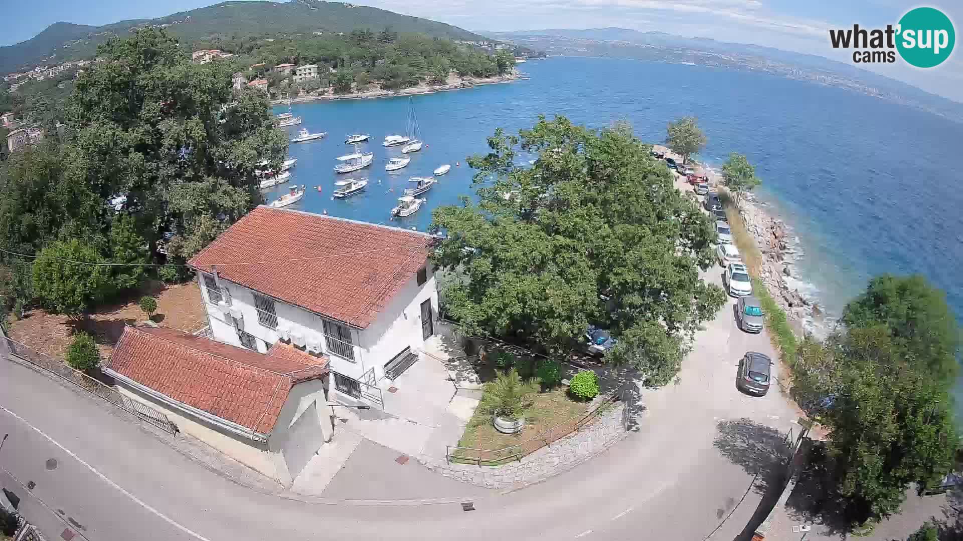 Webcam port d’Ika – Vue en direct et lumières d’Opatija