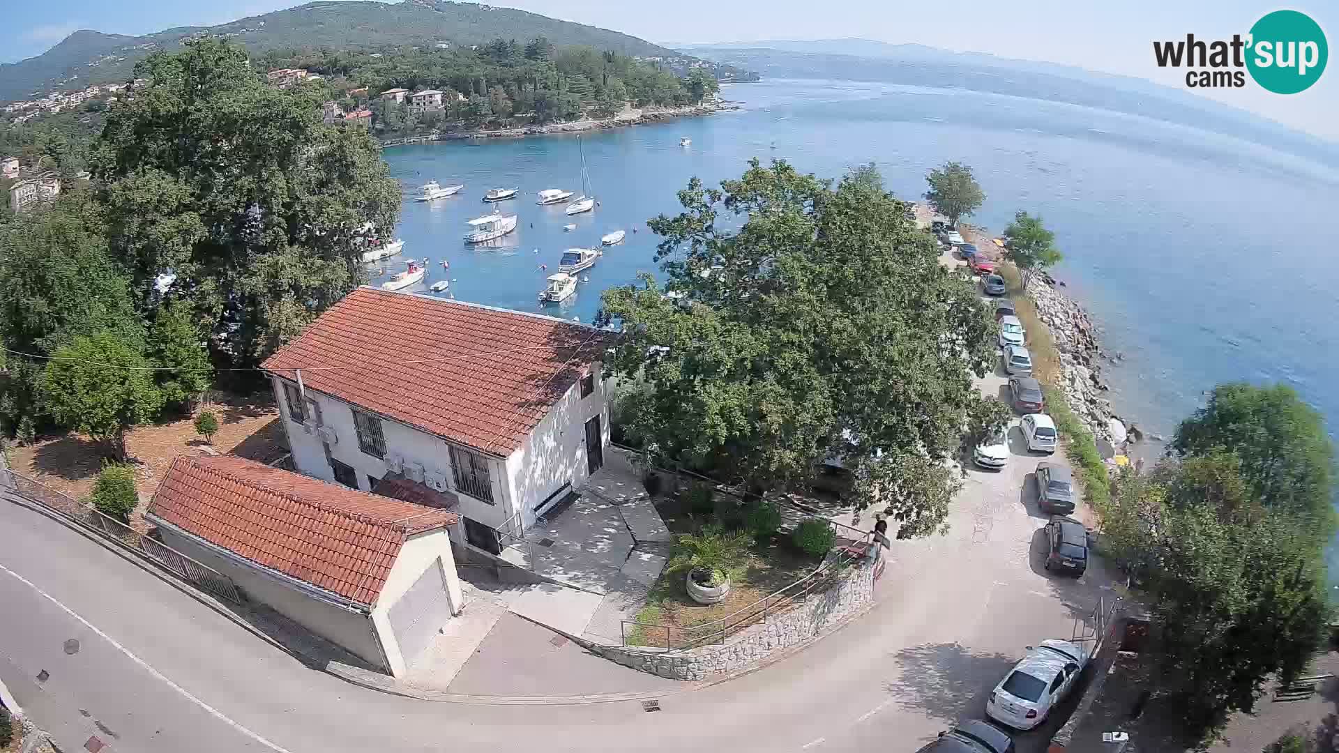 Webcam porto Ika – Vista LIVE sul porto e le luci di Opatija