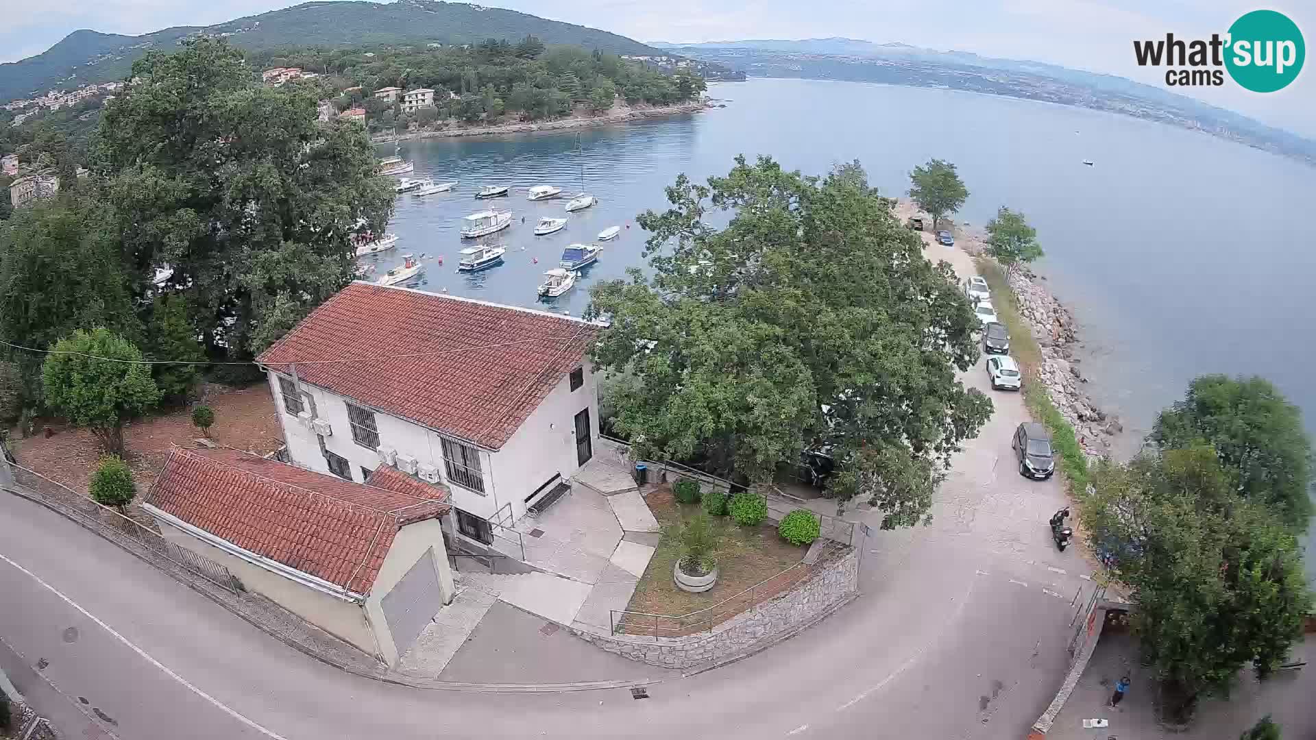 Webcam port d’Ika – Vue en direct et lumières d’Opatija