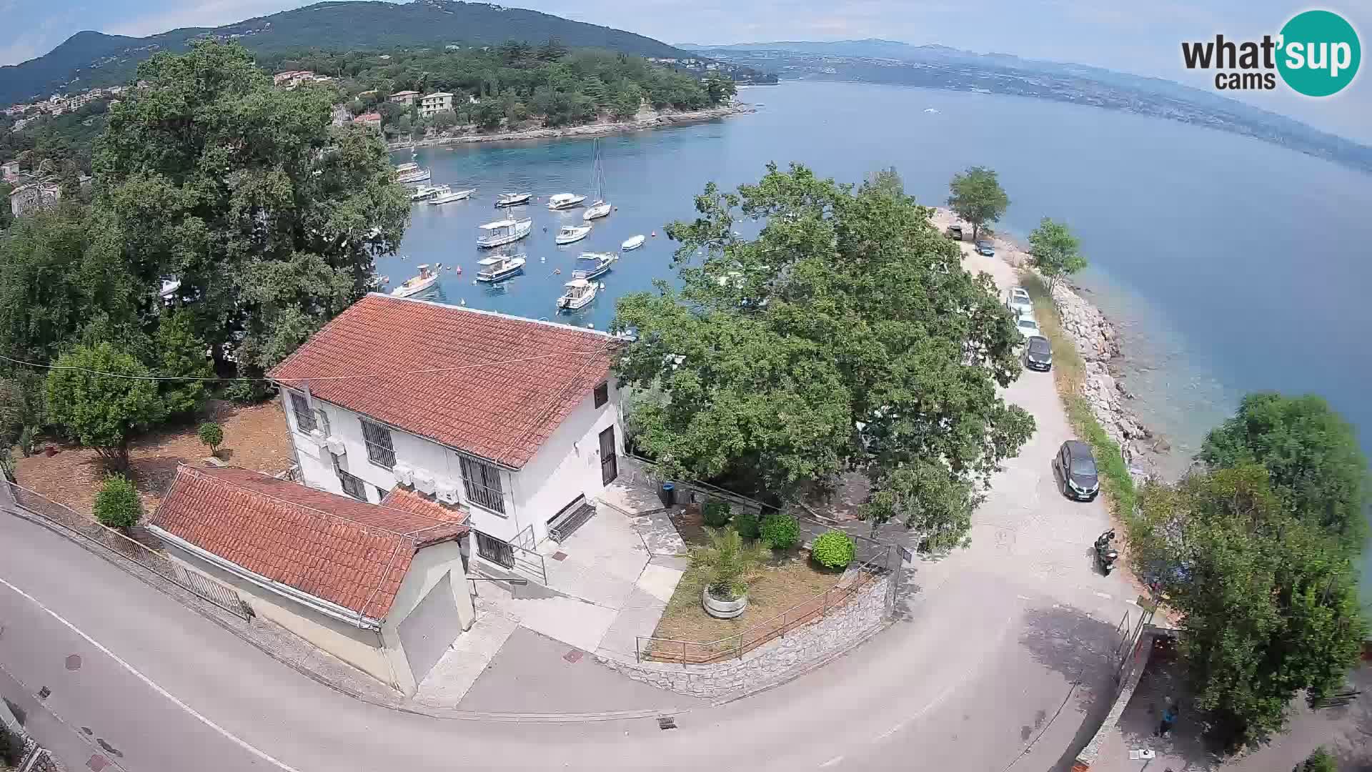 Webcam Ika Hafen – LIVE Blick auf den Hafen und die Lichter von Opatija