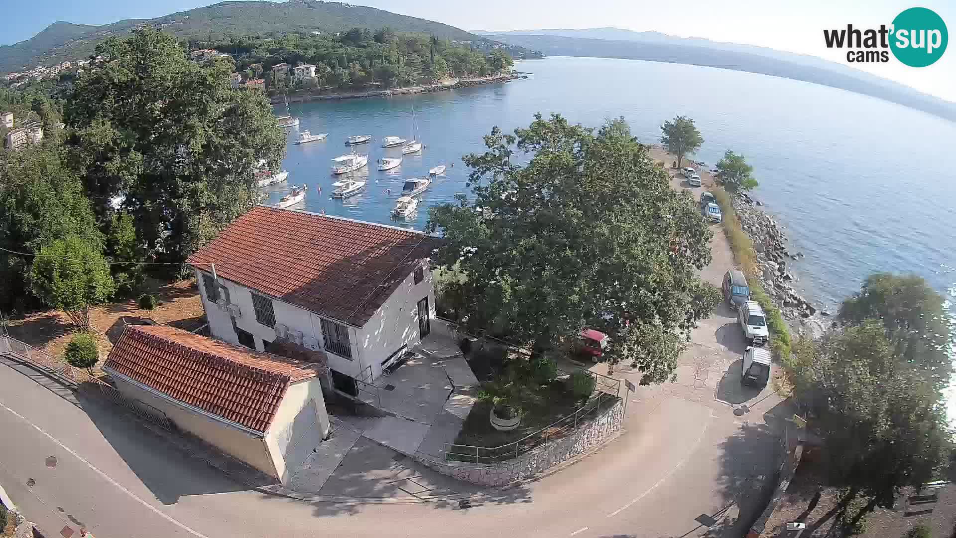 Webcam port d’Ika – Vue en direct et lumières d’Opatija