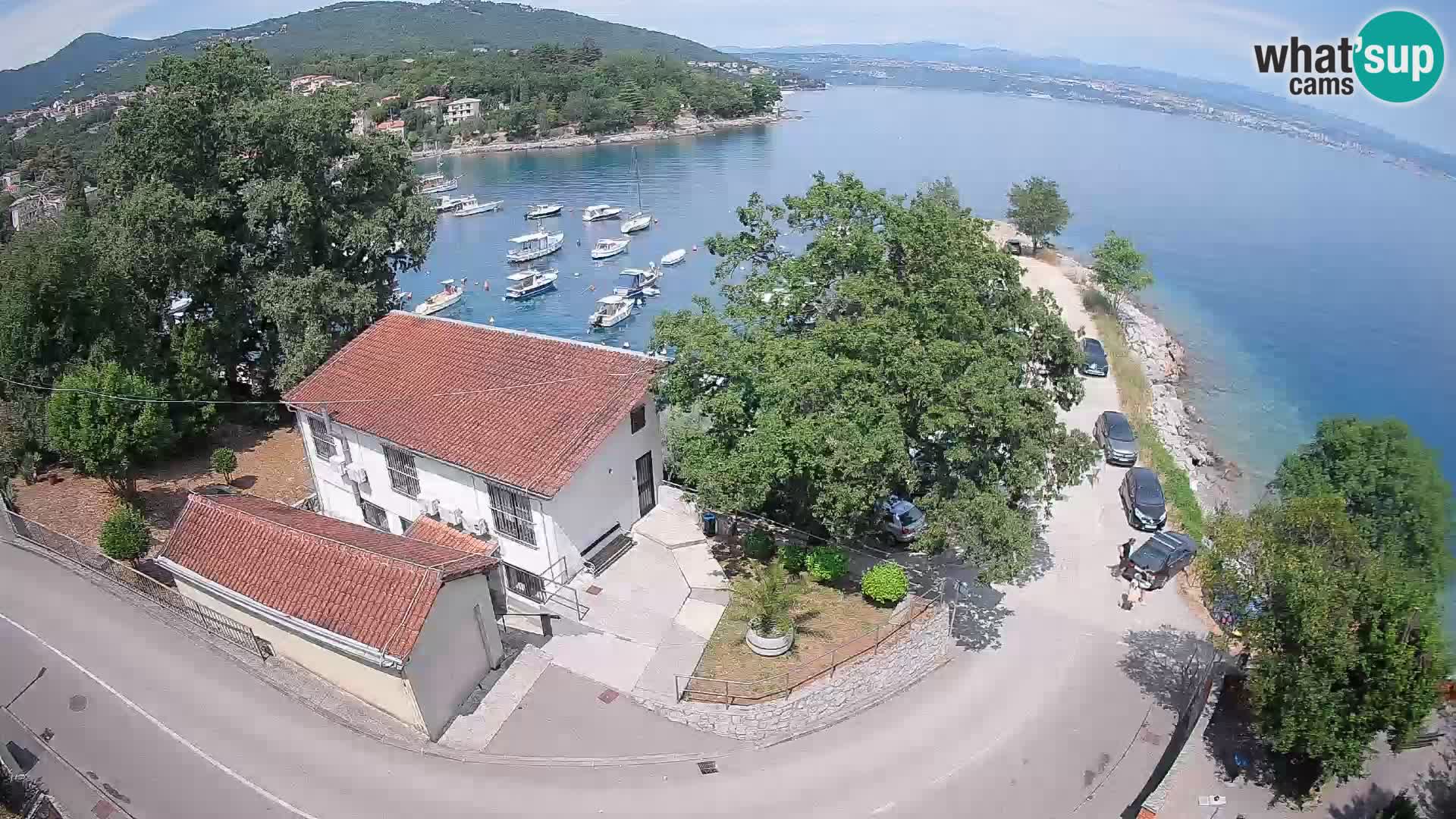 Webcam porto Ika – Vista LIVE sul porto e le luci di Opatija