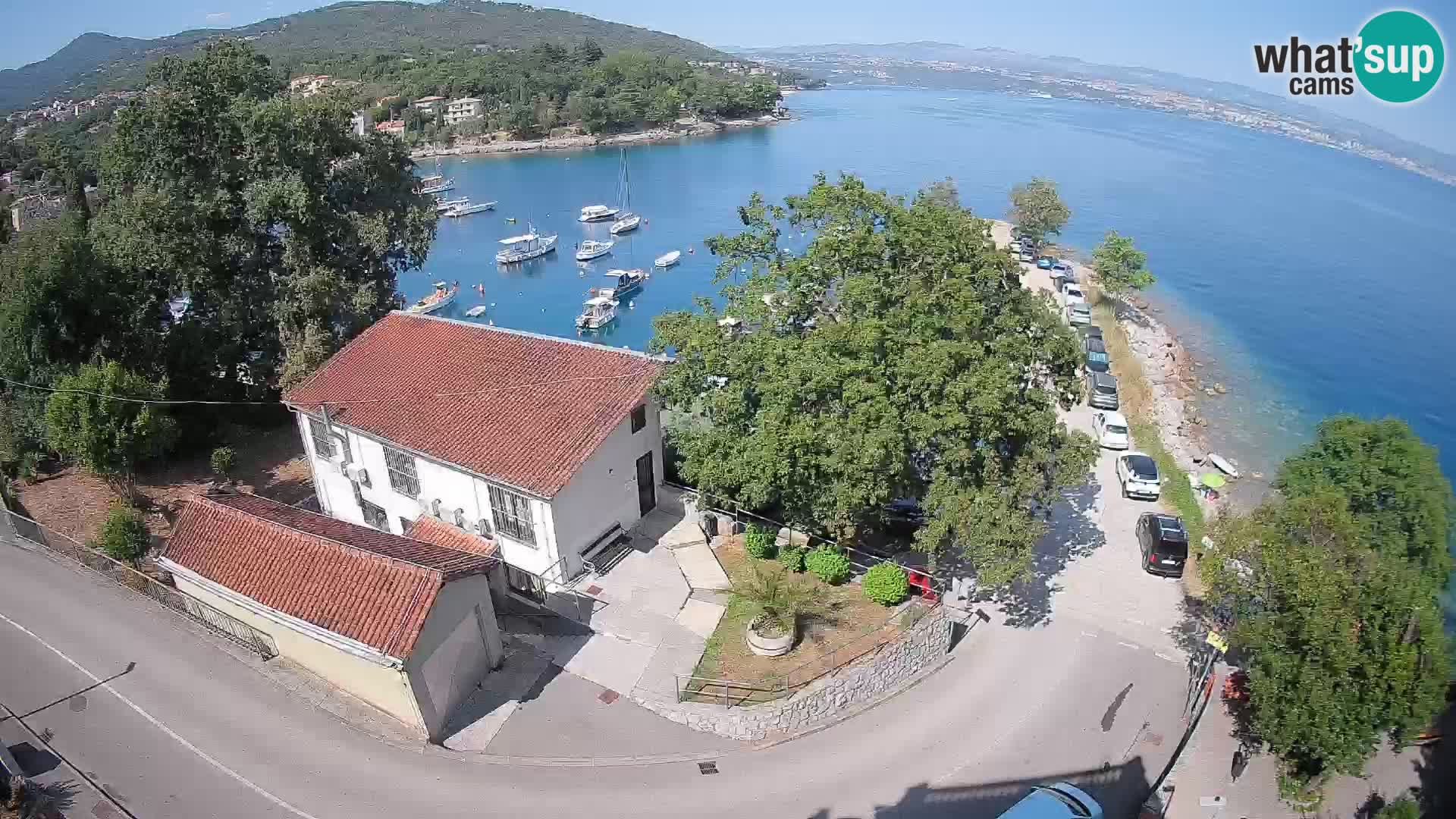Webcam porto Ika – Vista LIVE sul porto e le luci di Opatija