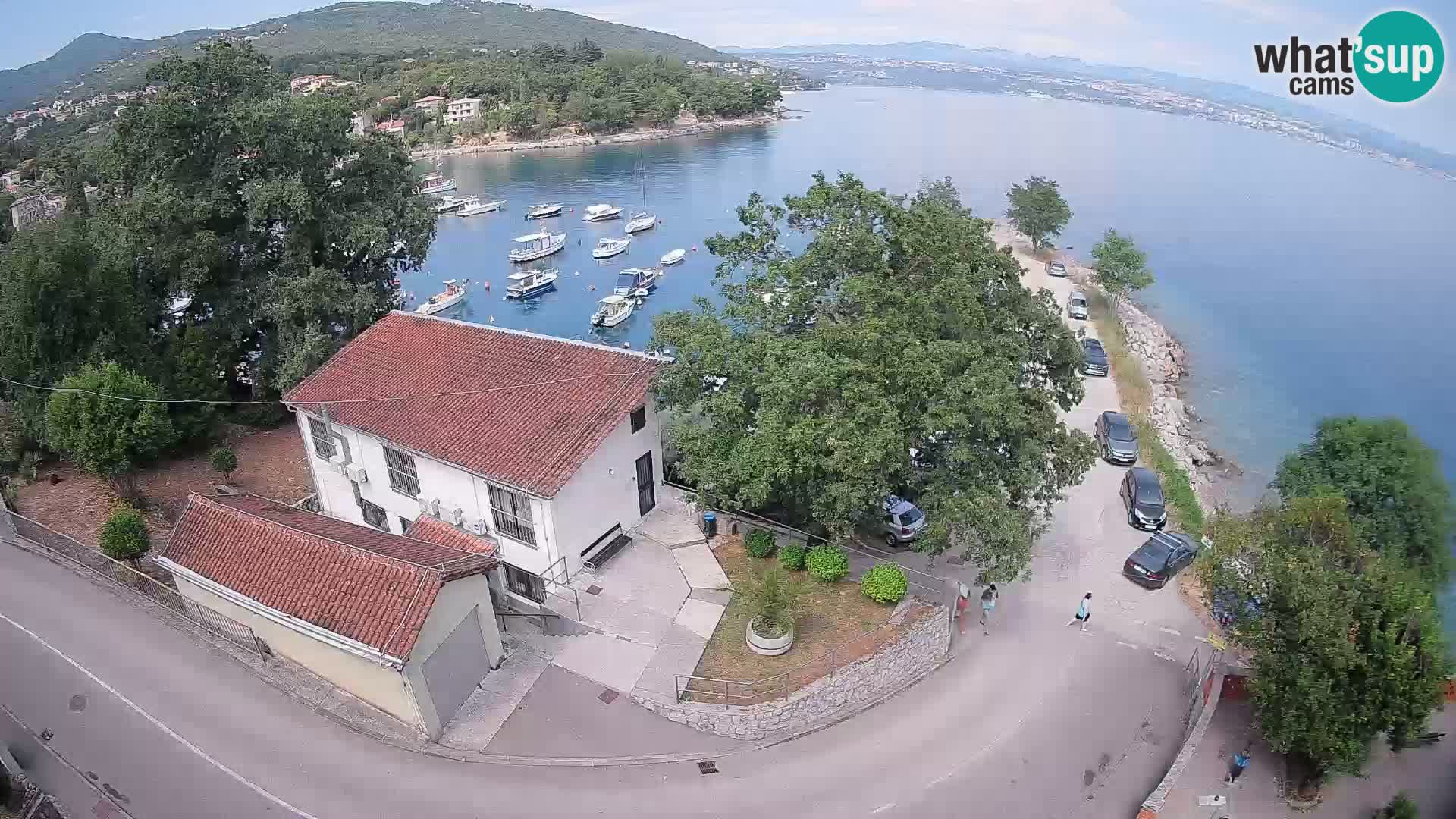 Webcam porto Ika – Vista LIVE sul porto e le luci di Opatija