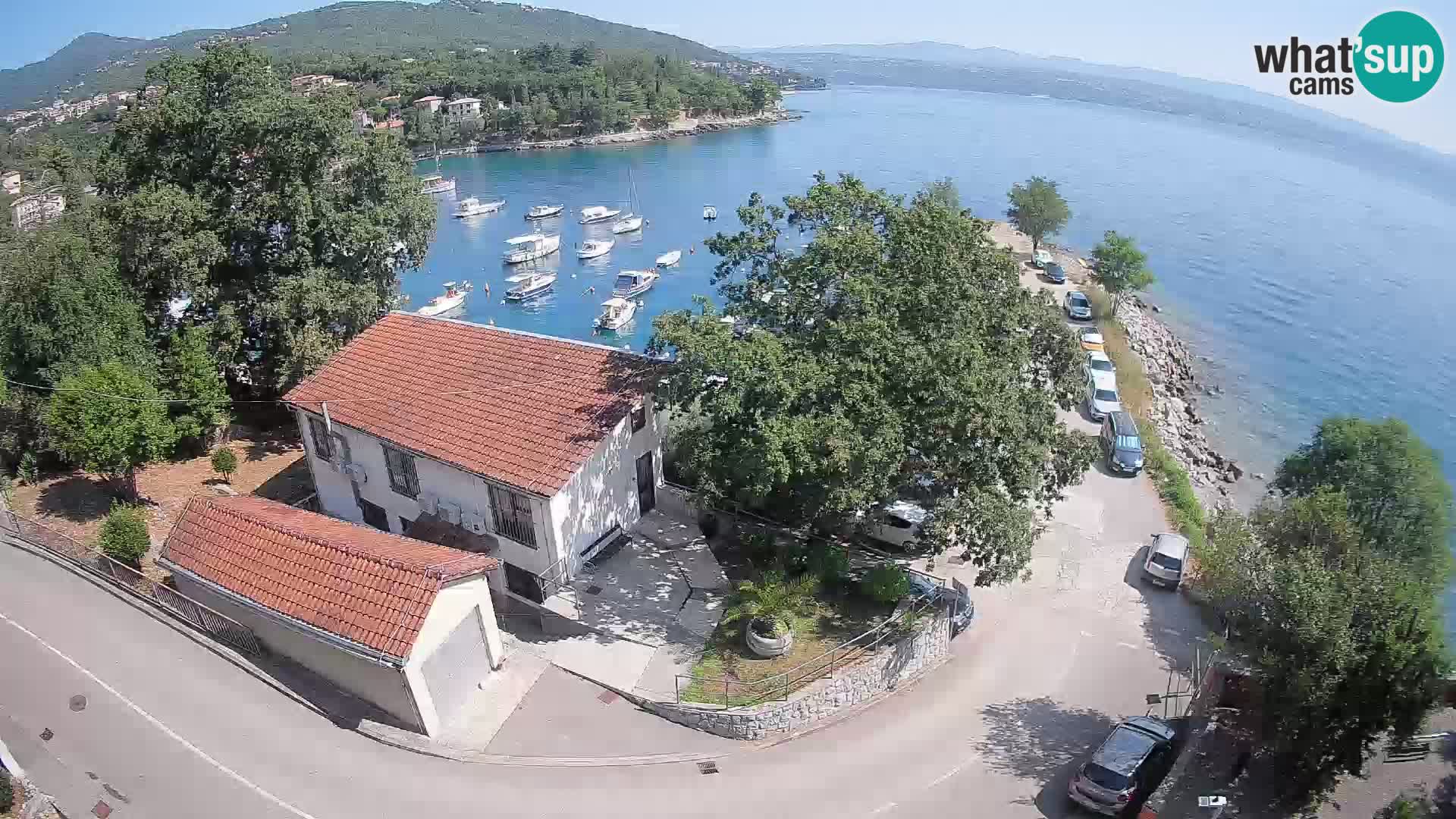 Webcam porto Ika – Vista LIVE sul porto e le luci di Opatija