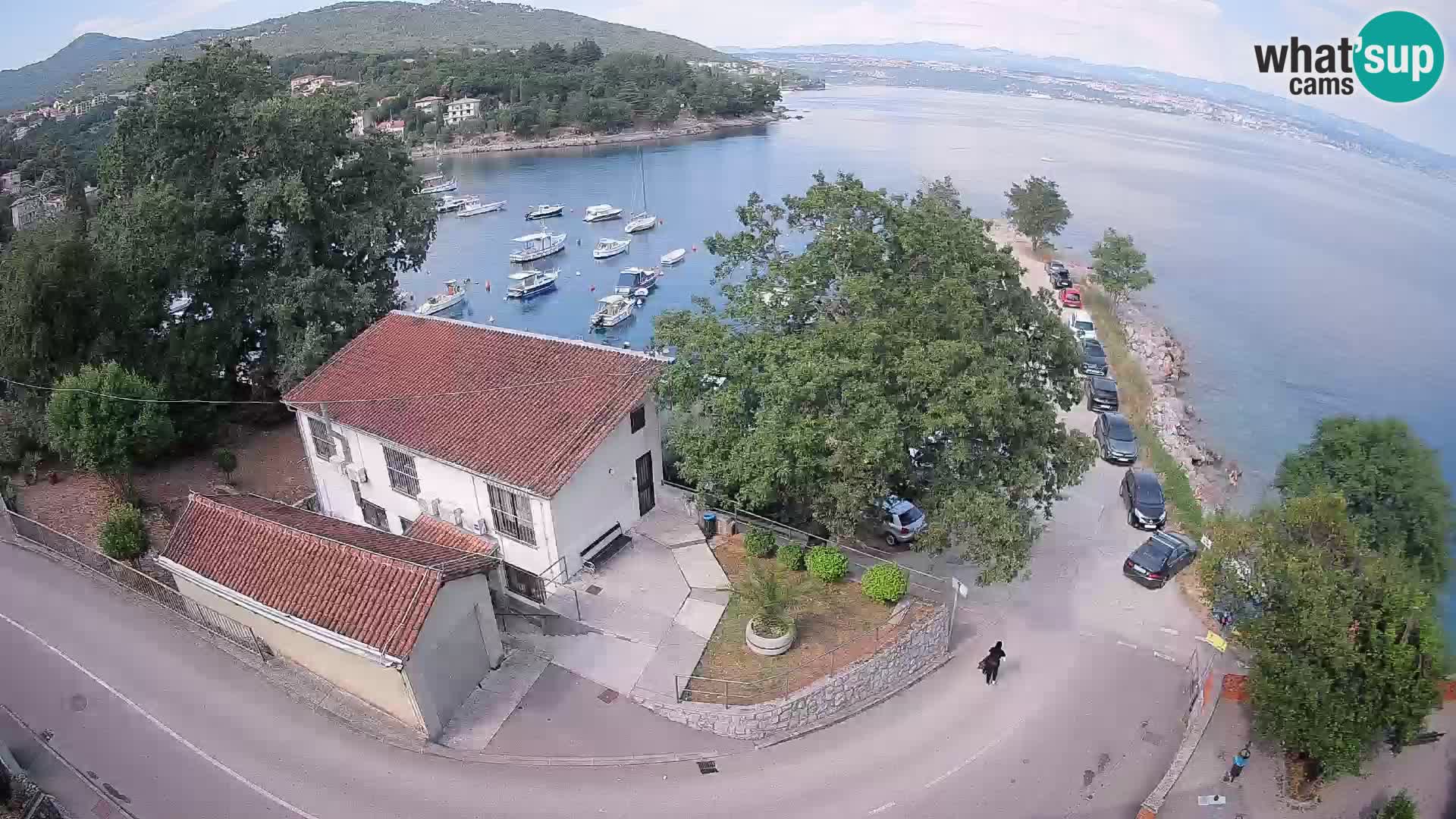 Webcam porto Ika – Vista LIVE sul porto e le luci di Opatija