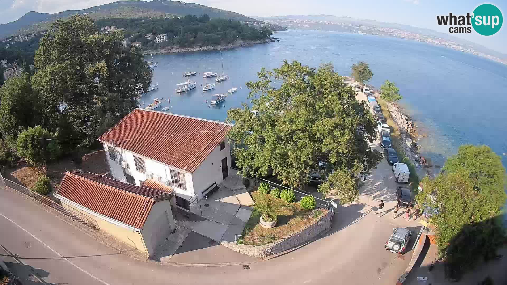 Webcam porto Ika – Vista LIVE sul porto e le luci di Opatija