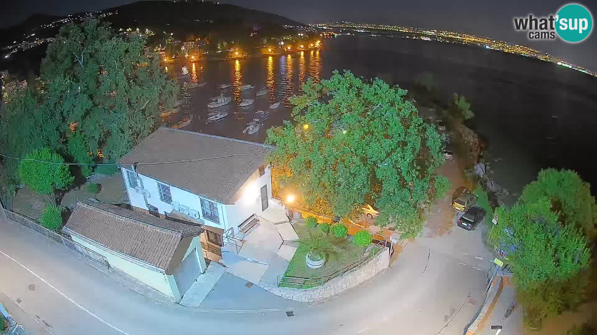 Webcam port d’Ika – Vue en direct et lumières d’Opatija