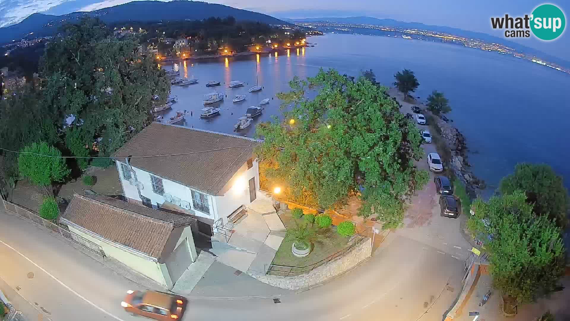 Webcam Ika Hafen – LIVE Blick auf den Hafen und die Lichter von Opatija