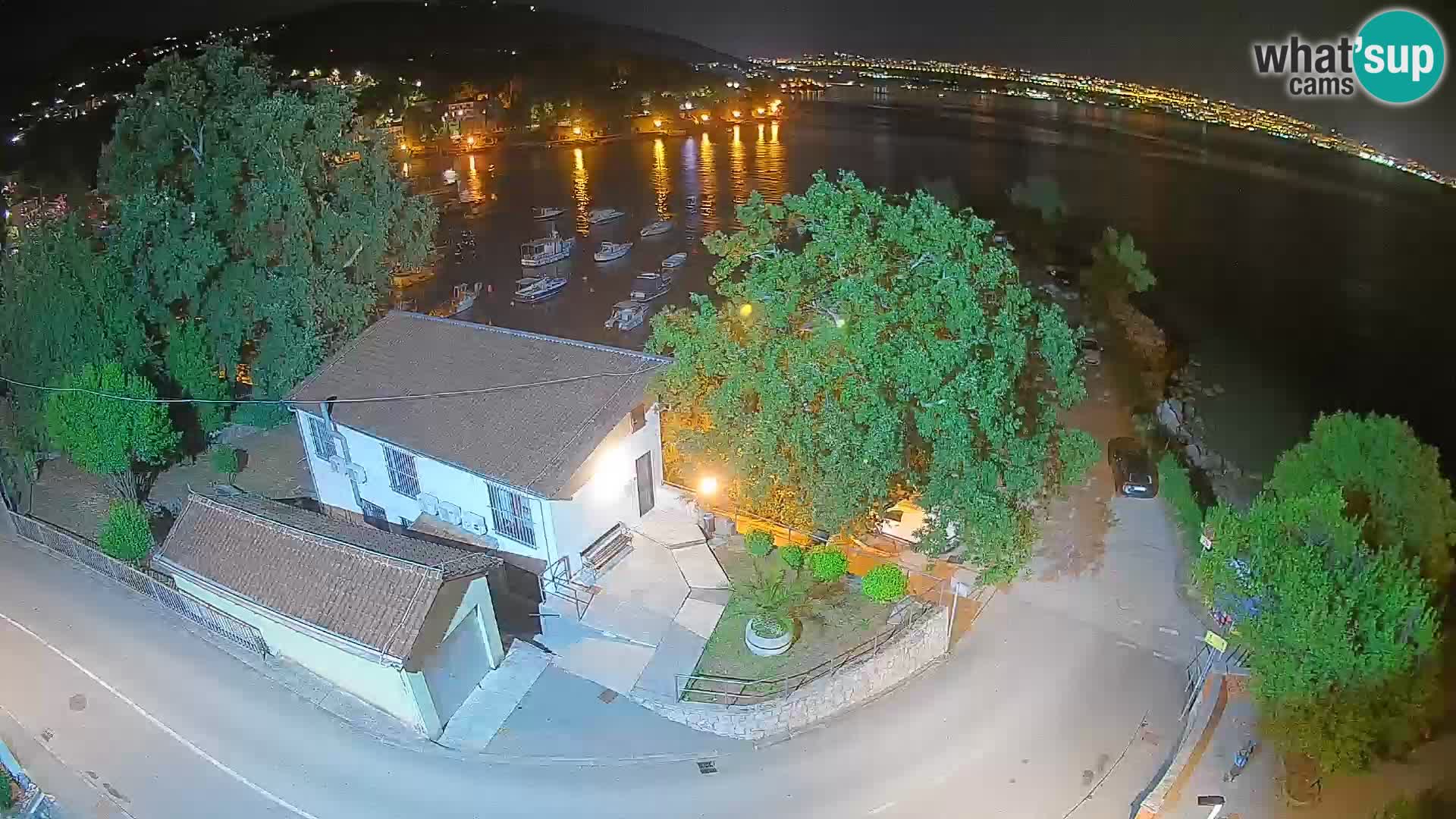 Webcam Ika Hafen – LIVE Blick auf den Hafen und die Lichter von Opatija