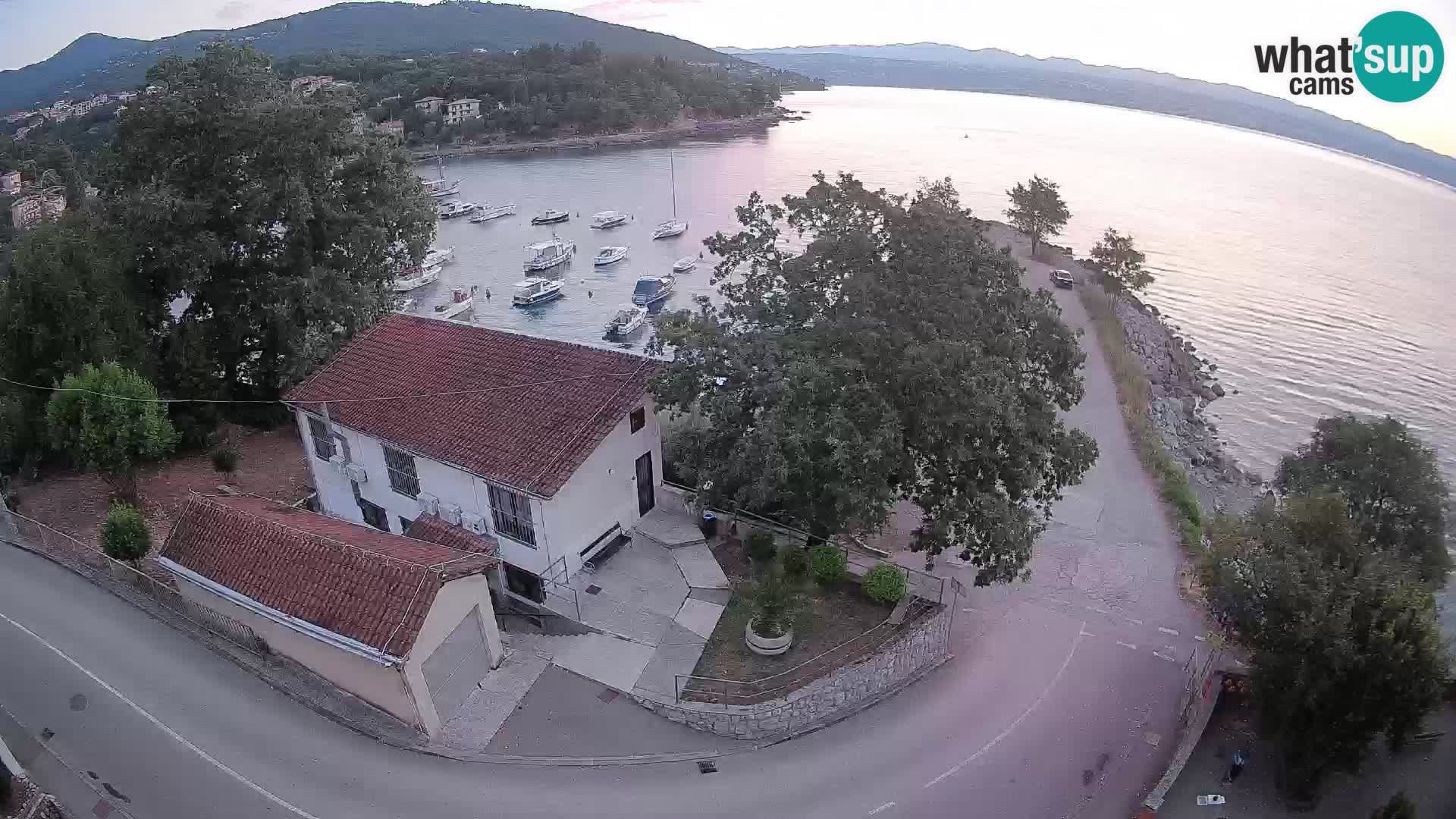 Webcam porto Ika – Vista LIVE sul porto e le luci di Opatija
