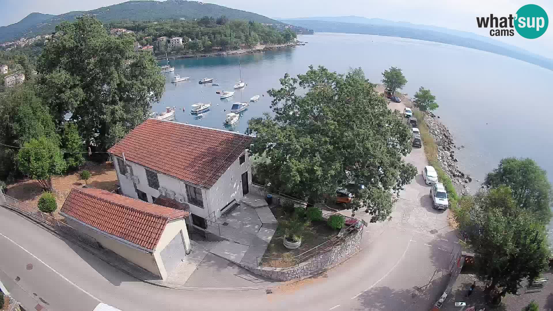 Webcam puerto de Ika – Vista en directo y luces de Opatija
