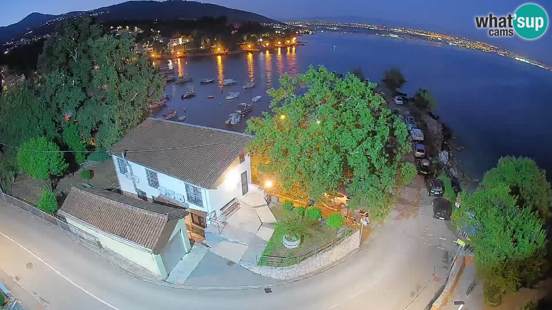 Webcam port d’Ika – Vue en direct et lumières d’Opatija