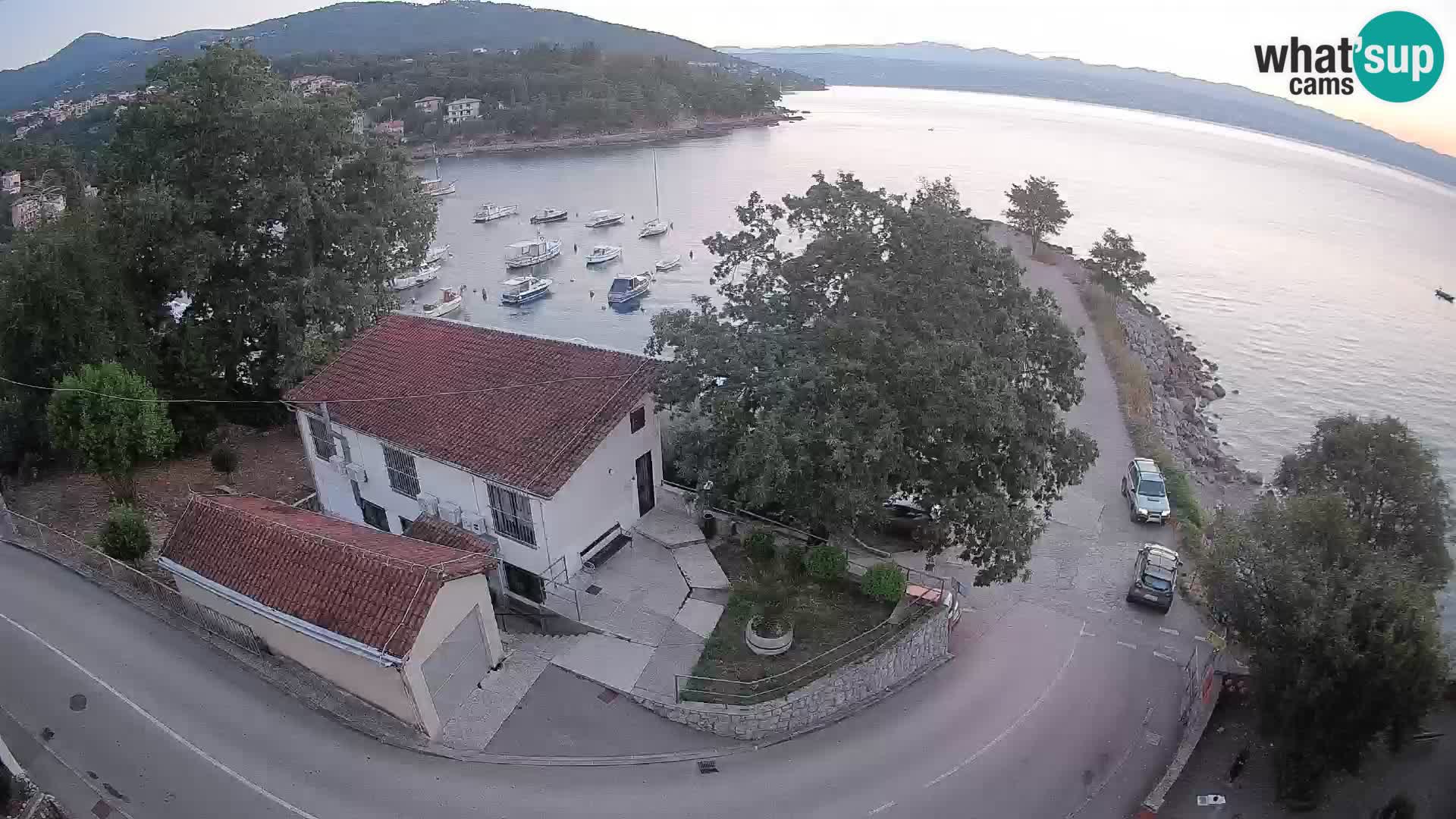 Webcam puerto de Ika – Vista en directo y luces de Opatija