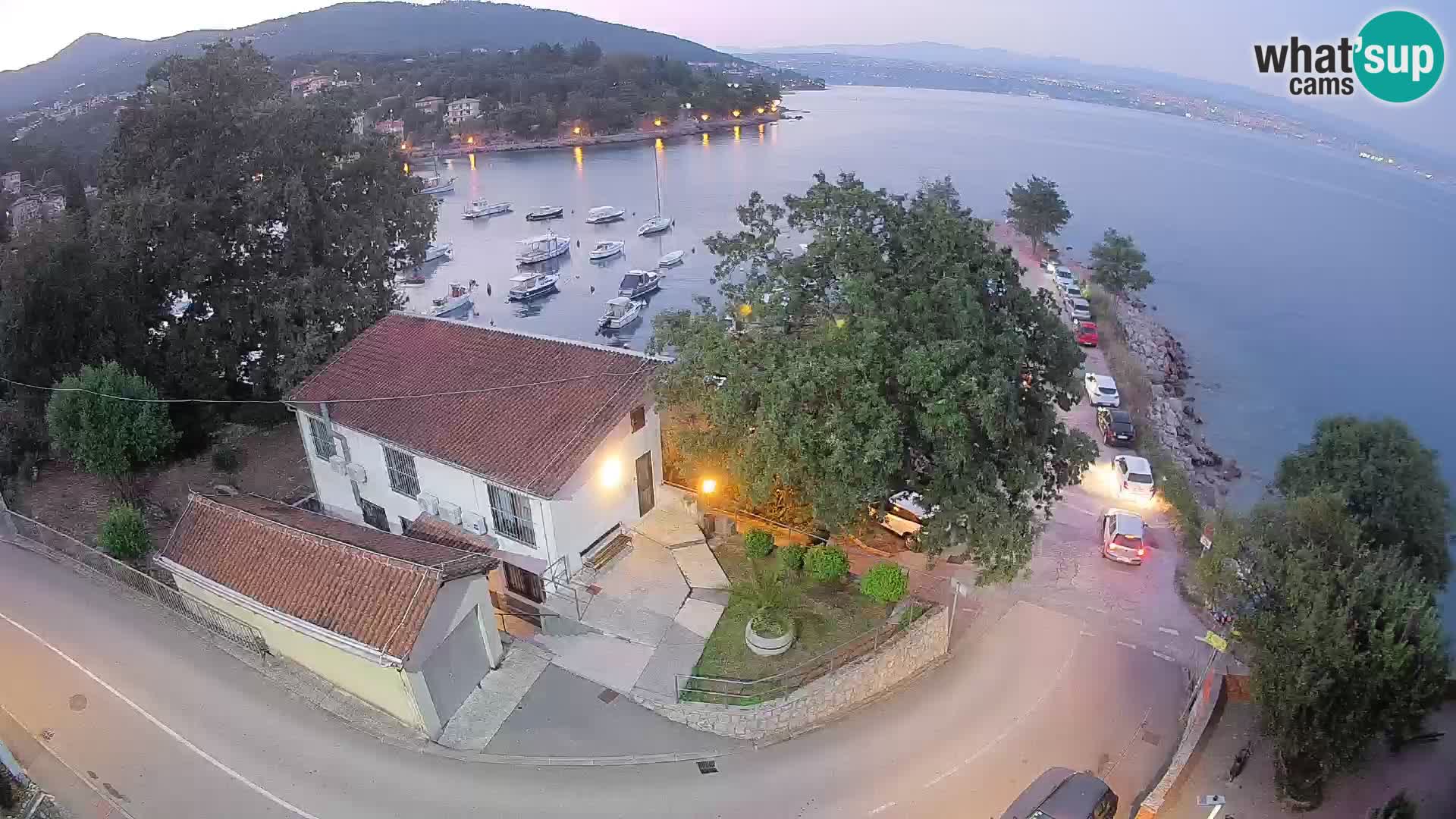 Webcam Ika Hafen – LIVE Blick auf den Hafen und die Lichter von Opatija