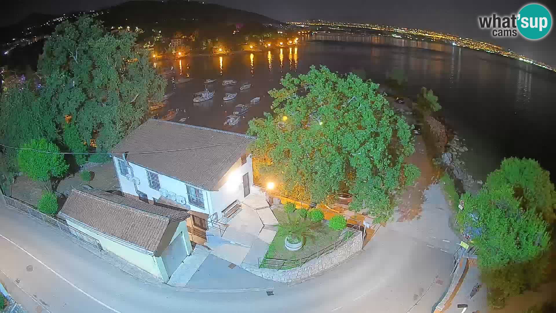 Webcam port d’Ika – Vue en direct et lumières d’Opatija