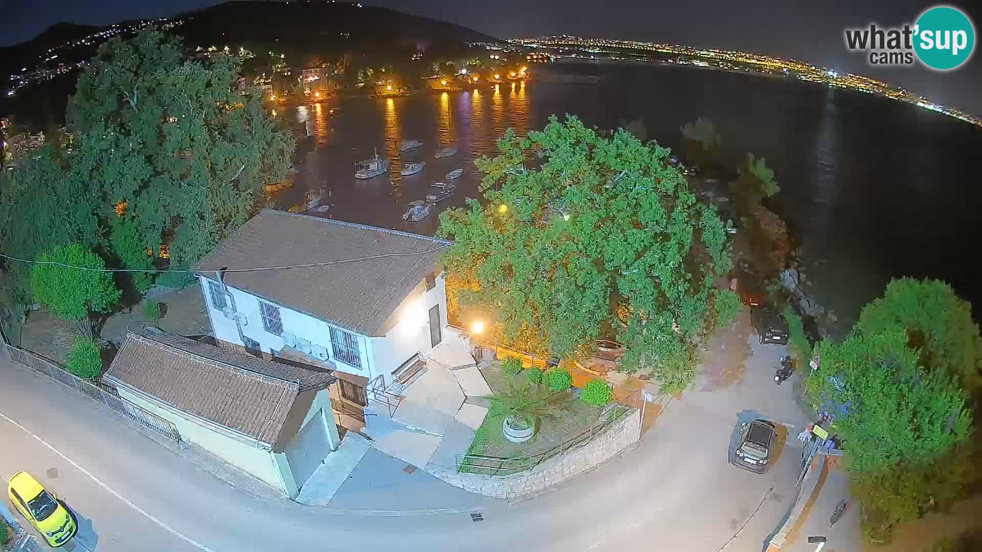 Ika Harbor Webcam – LIVE View of the Harbor and Opatija Lights