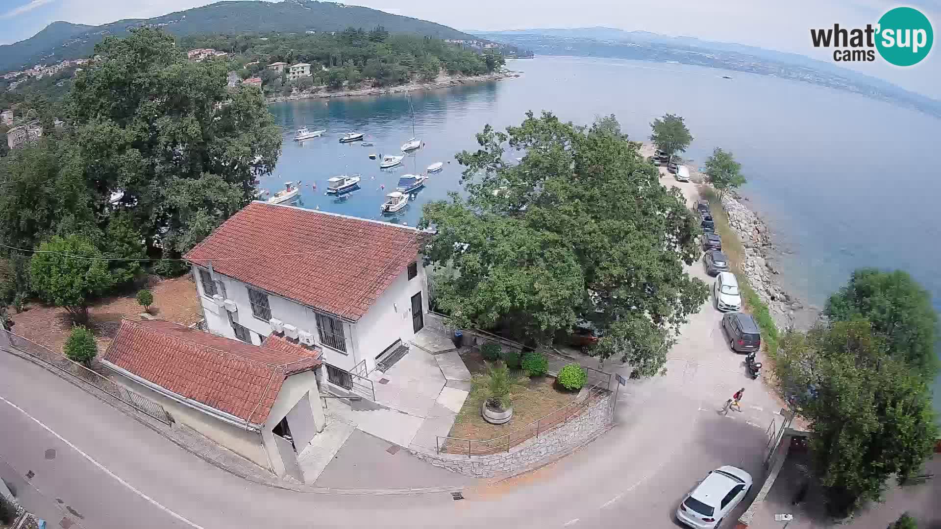 Ika Harbor Webcam – LIVE View of the Harbor and Opatija Lights