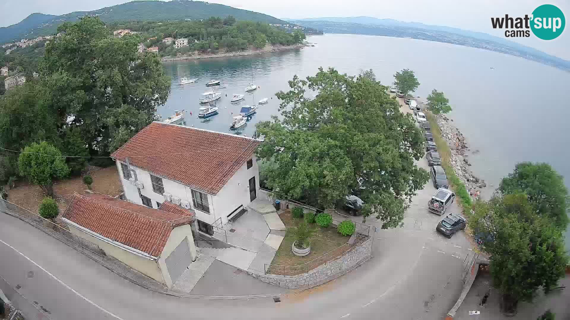 Webcam porto Ika – Vista LIVE sul porto e le luci di Opatija