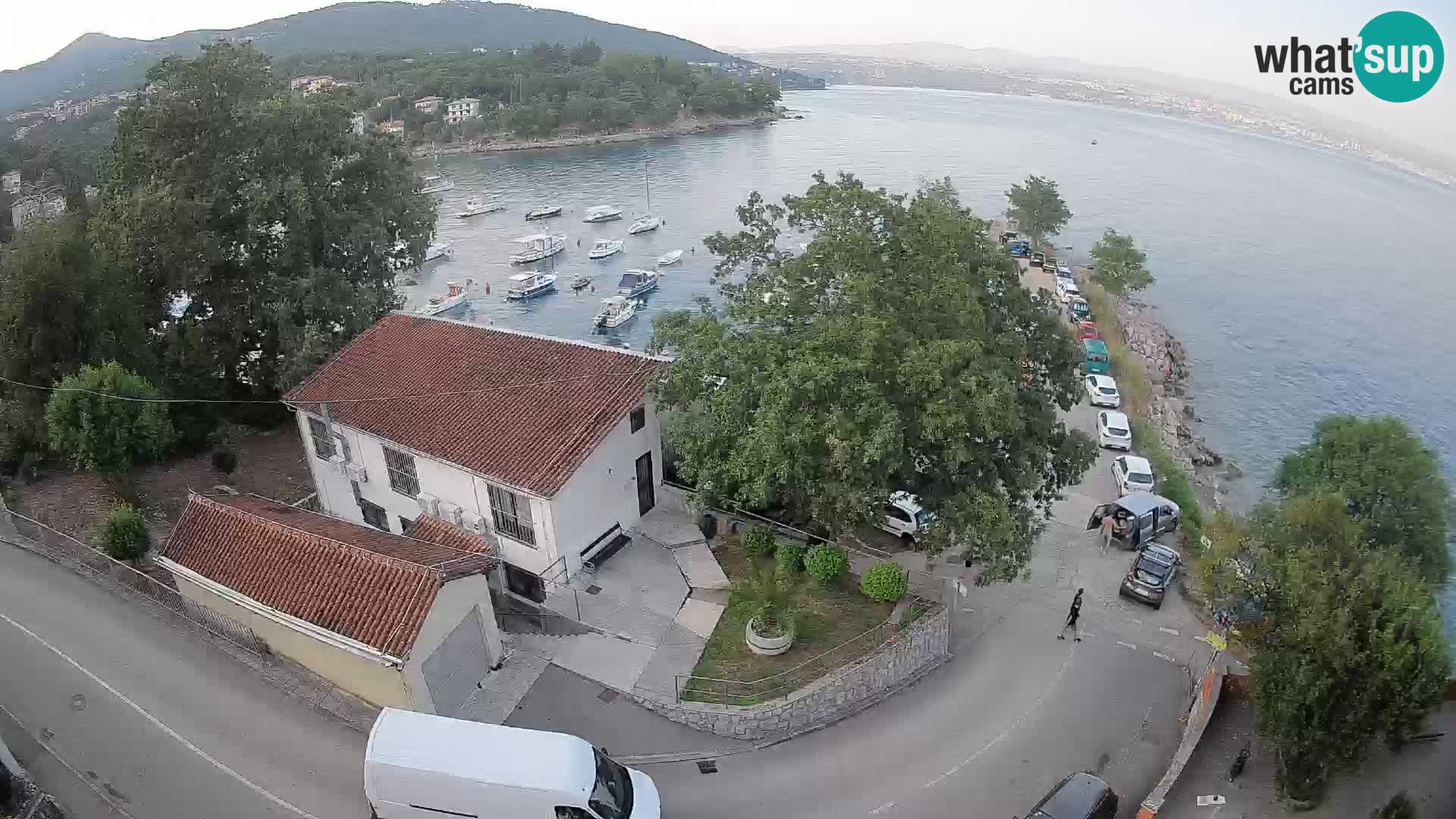 Webcam porto Ika – Vista LIVE sul porto e le luci di Opatija