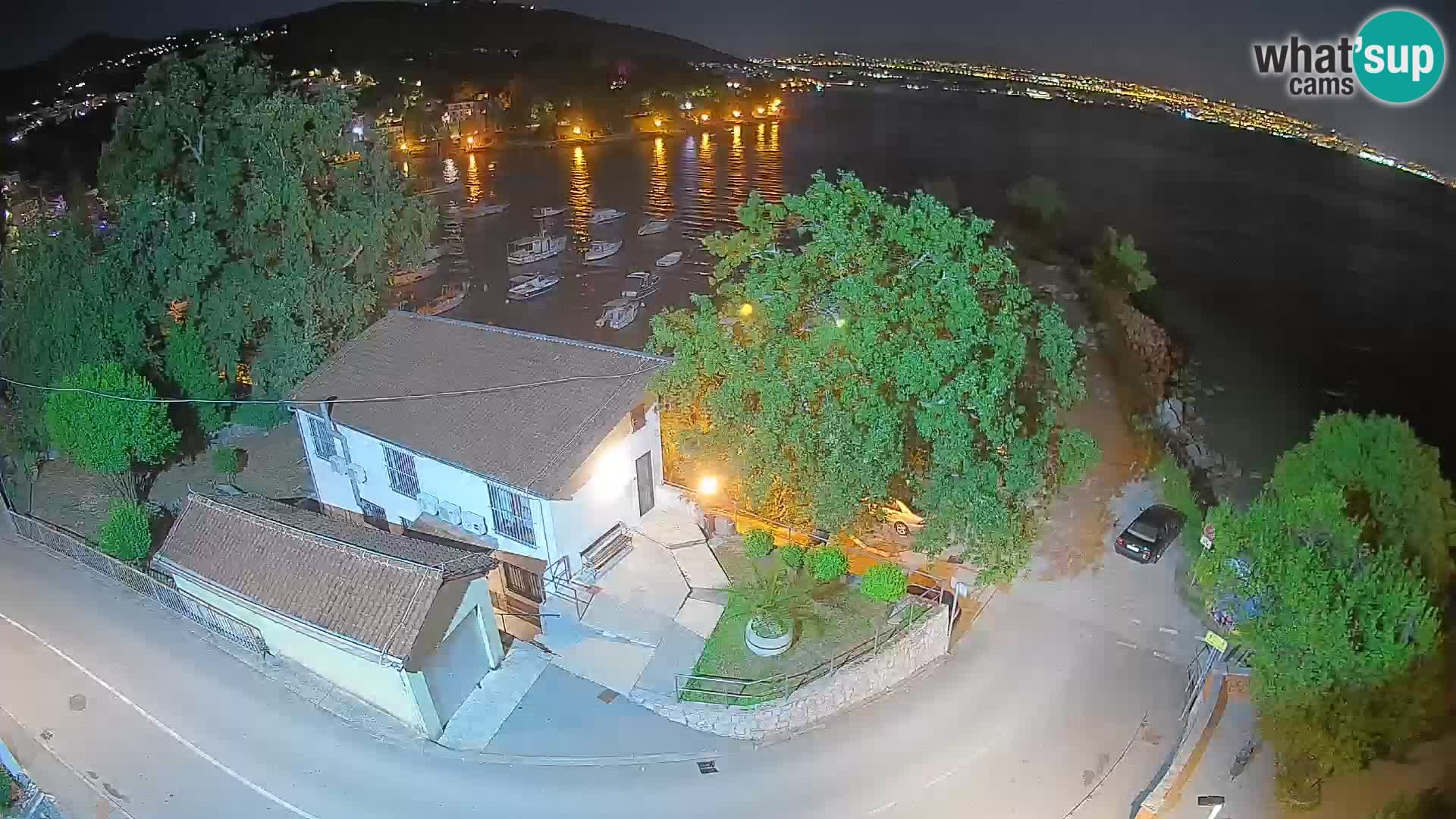 Webcam Ika Hafen – LIVE Blick auf den Hafen und die Lichter von Opatija