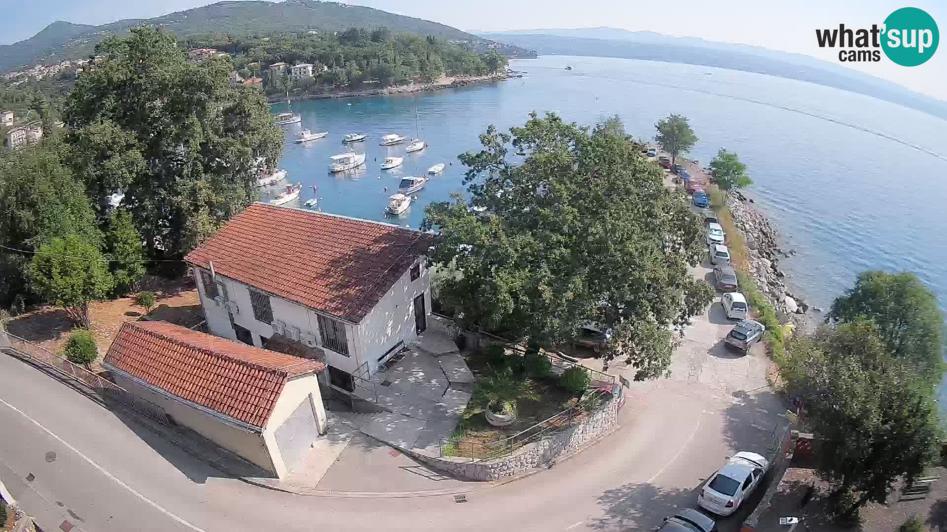 Webcam porto Ika – Vista LIVE sul porto e le luci di Opatija
