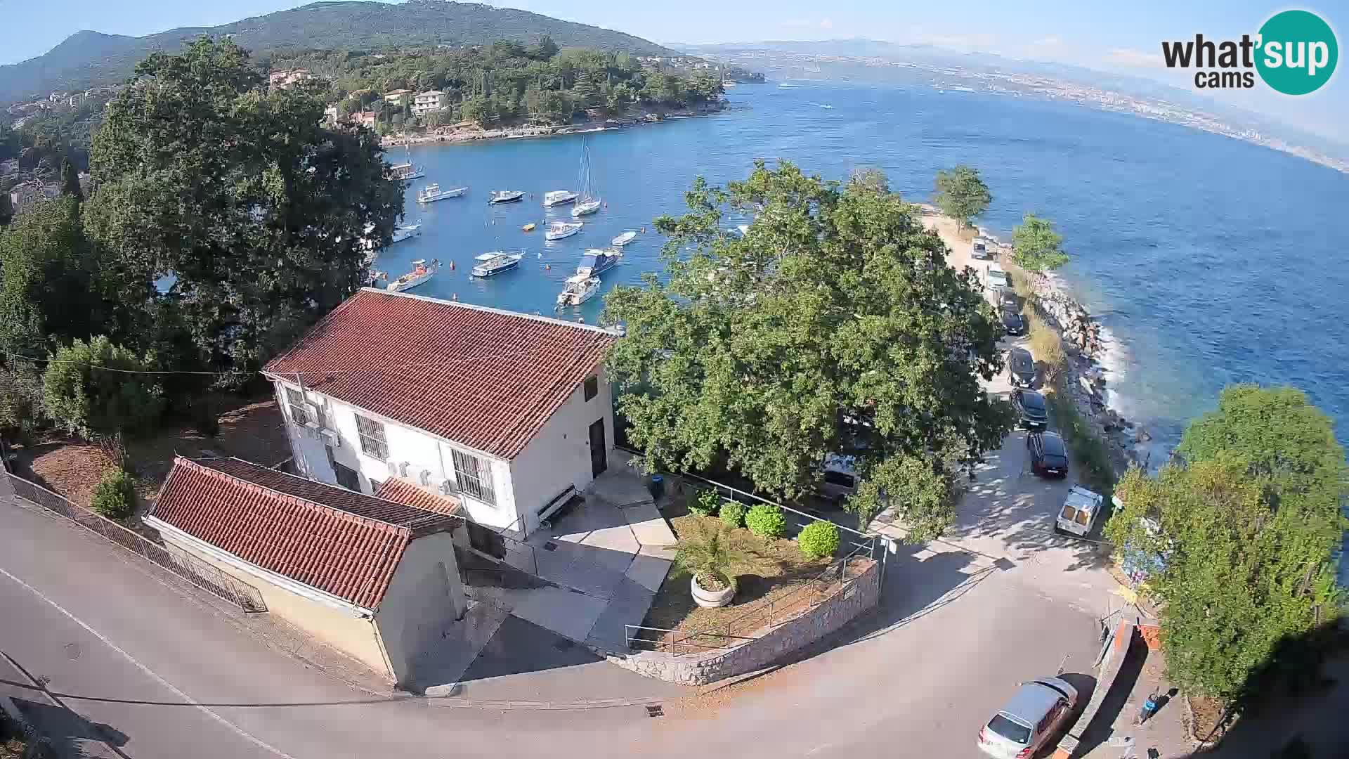 Webcam Ika Hafen – LIVE Blick auf den Hafen und die Lichter von Opatija