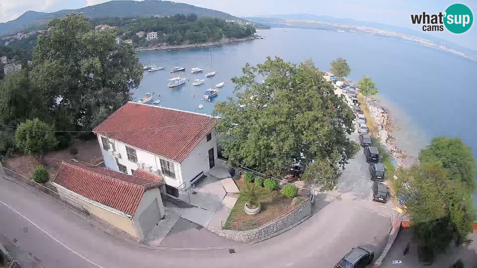 Webcam puerto de Ika – Vista en directo y luces de Opatija