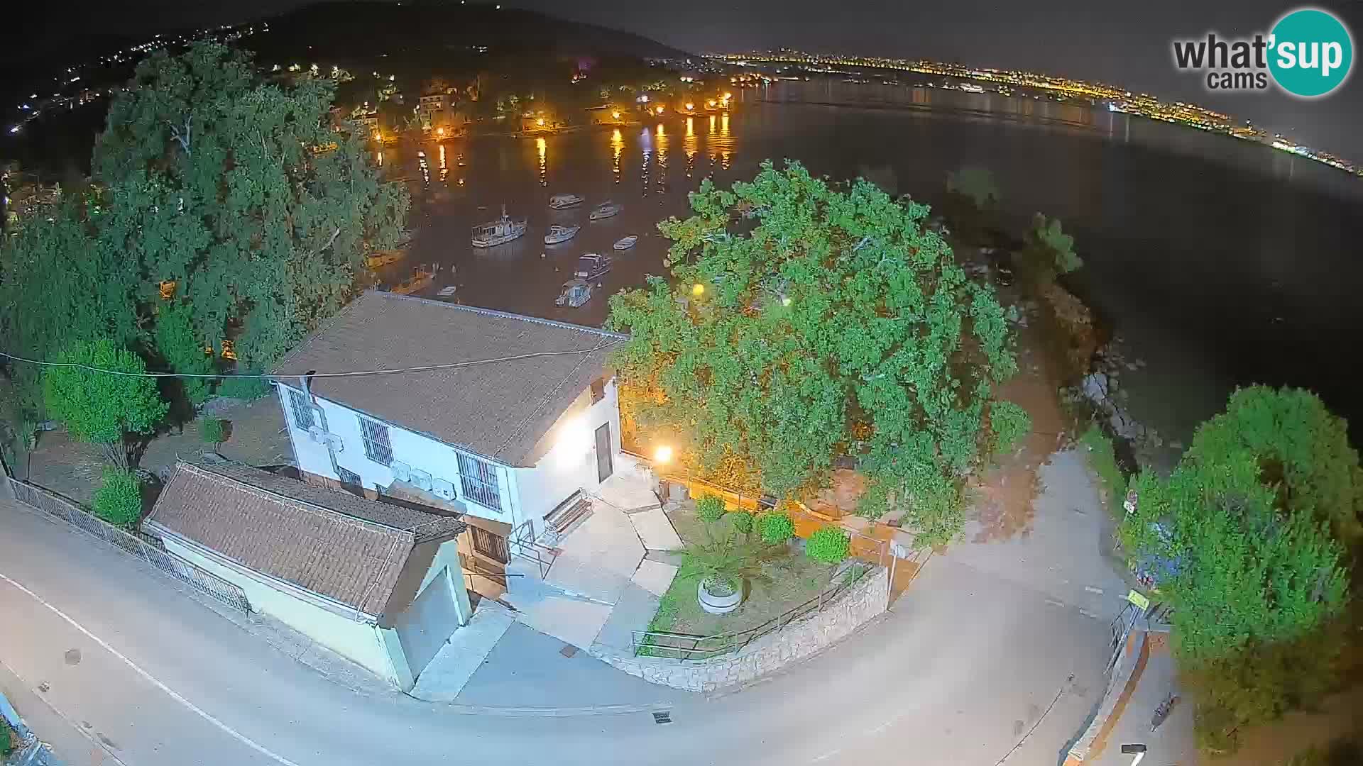 Webcam port d’Ika – Vue en direct et lumières d’Opatija