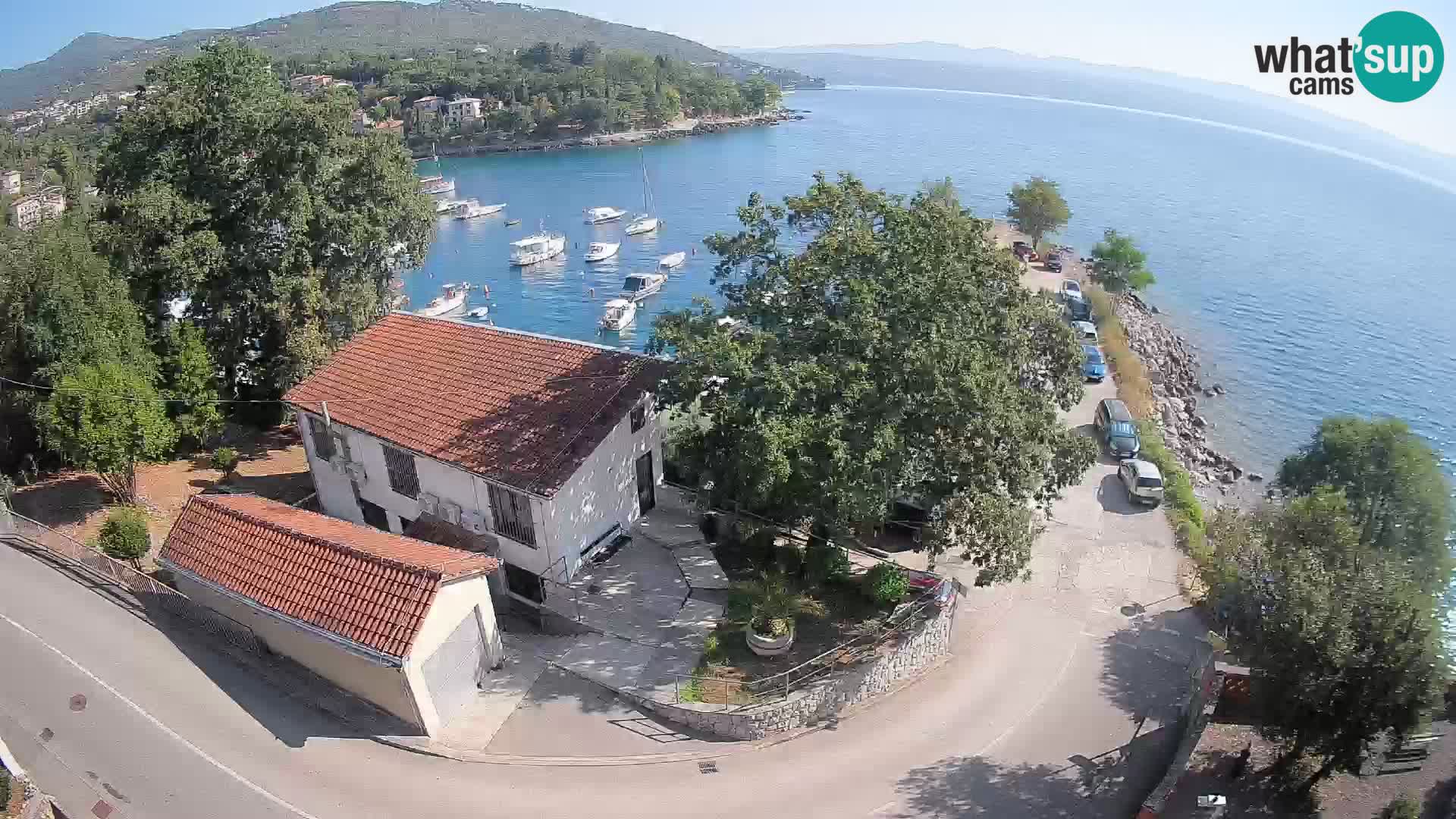 Webcam Ika Hafen – LIVE Blick auf den Hafen und die Lichter von Opatija