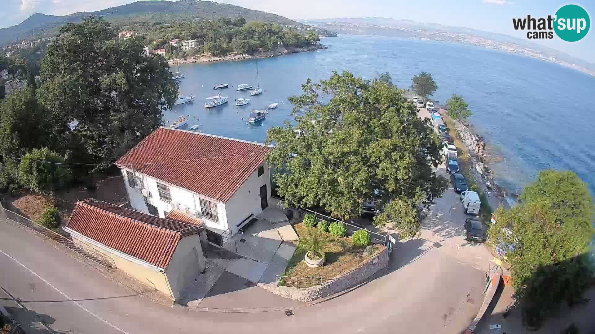 Webcam Ika Hafen – LIVE Blick auf den Hafen und die Lichter von Opatija