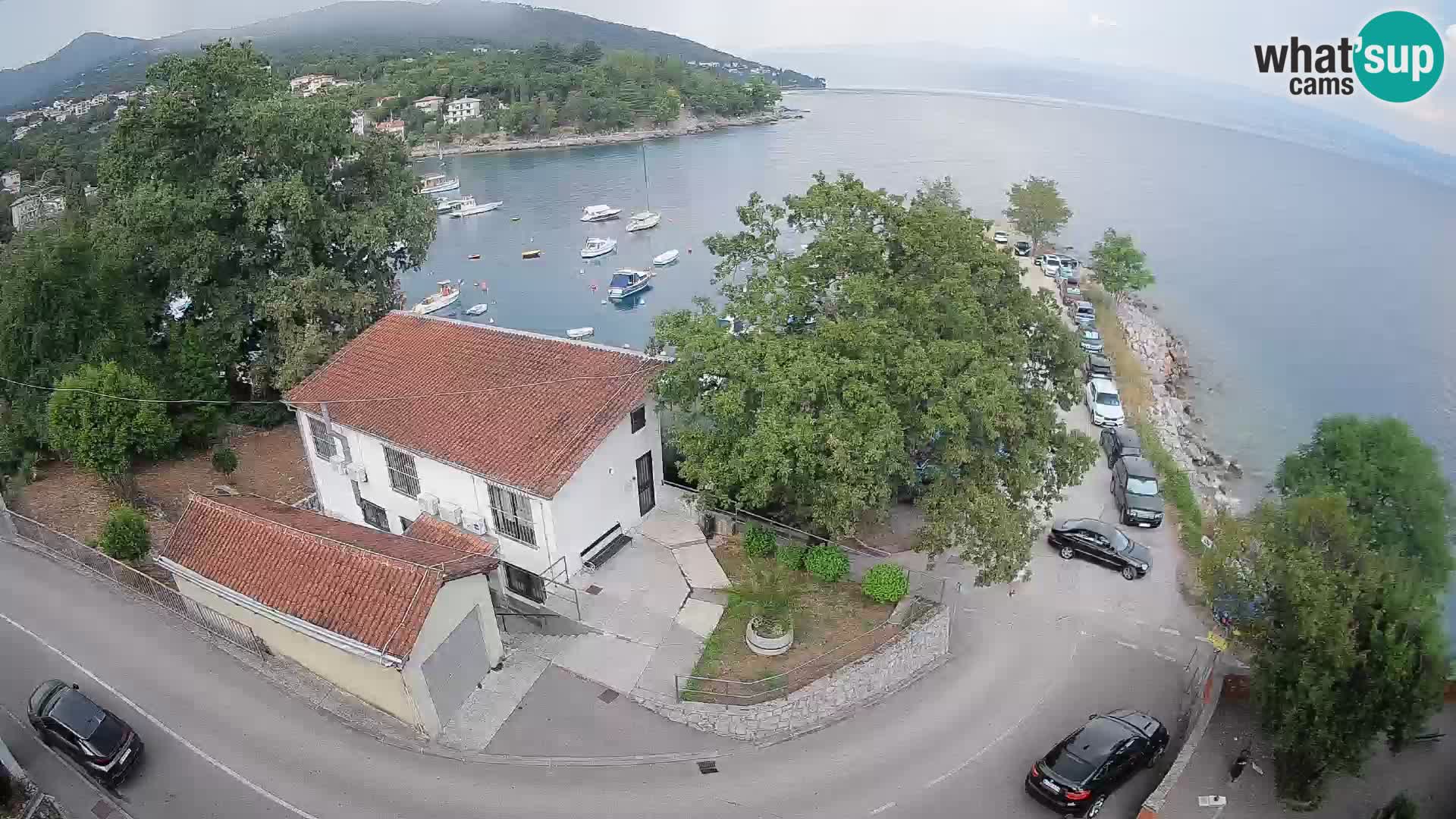Webcam port d’Ika – Vue en direct et lumières d’Opatija
