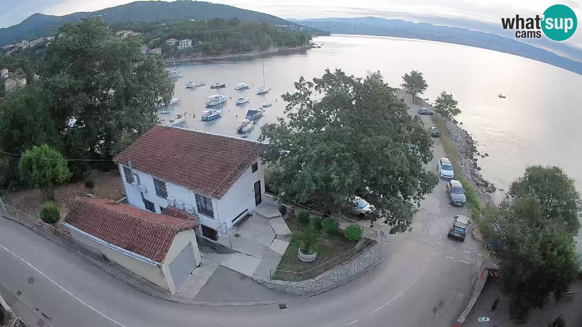 Webcam puerto de Ika – Vista en directo y luces de Opatija