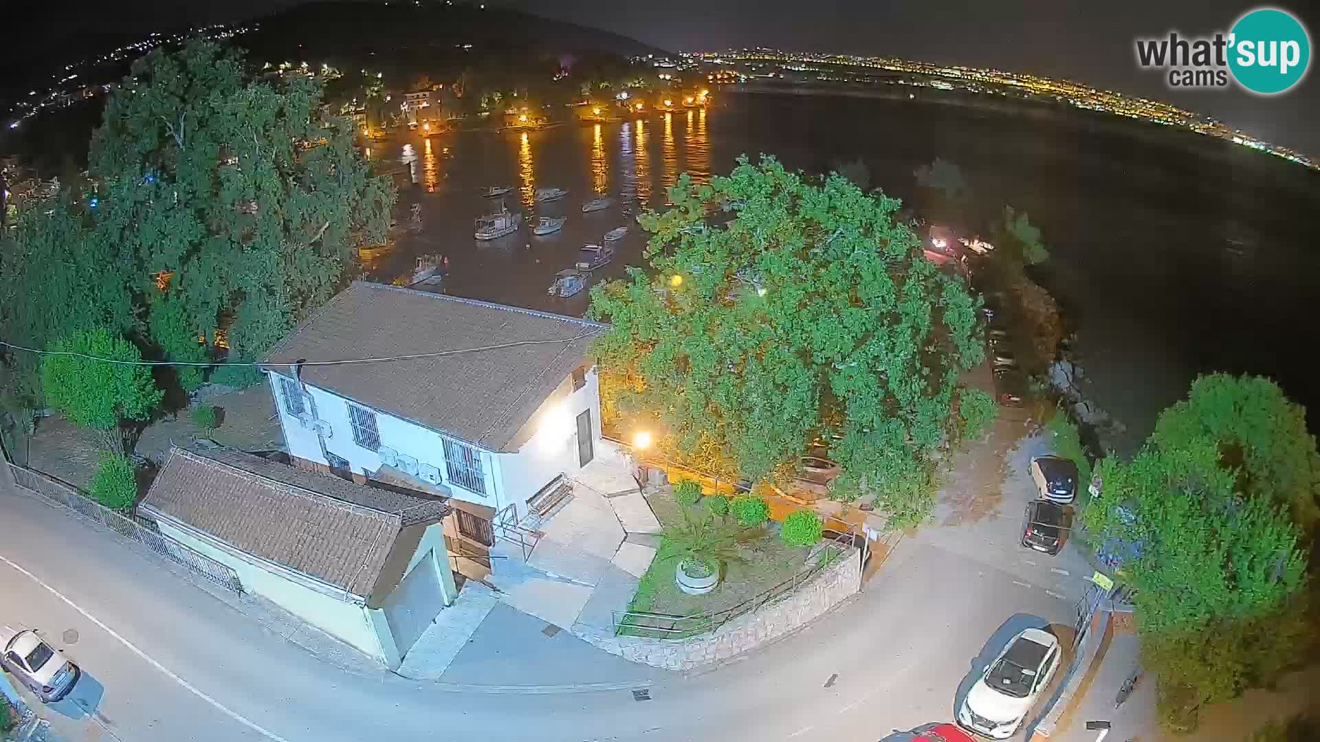 Webcam port d’Ika – Vue en direct et lumières d’Opatija