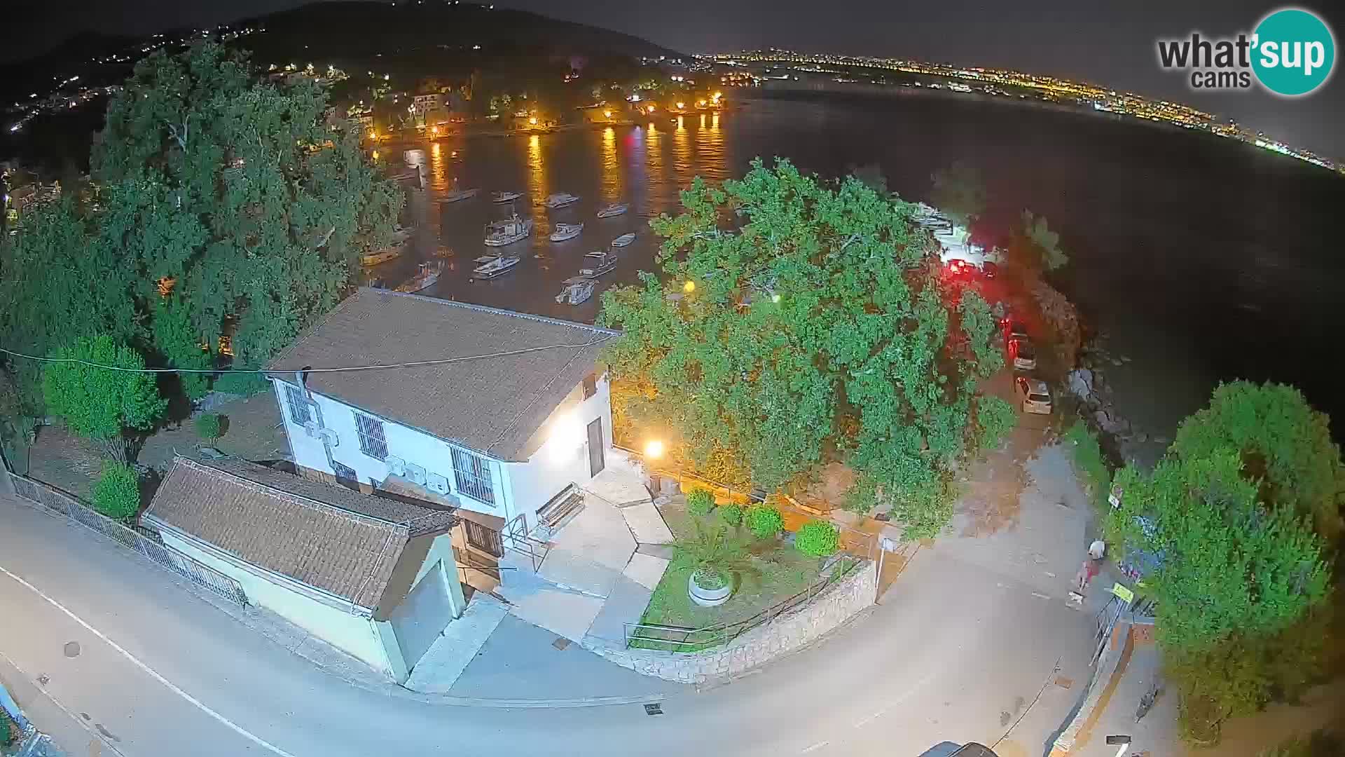 Webcam port d’Ika – Vue en direct et lumières d’Opatija
