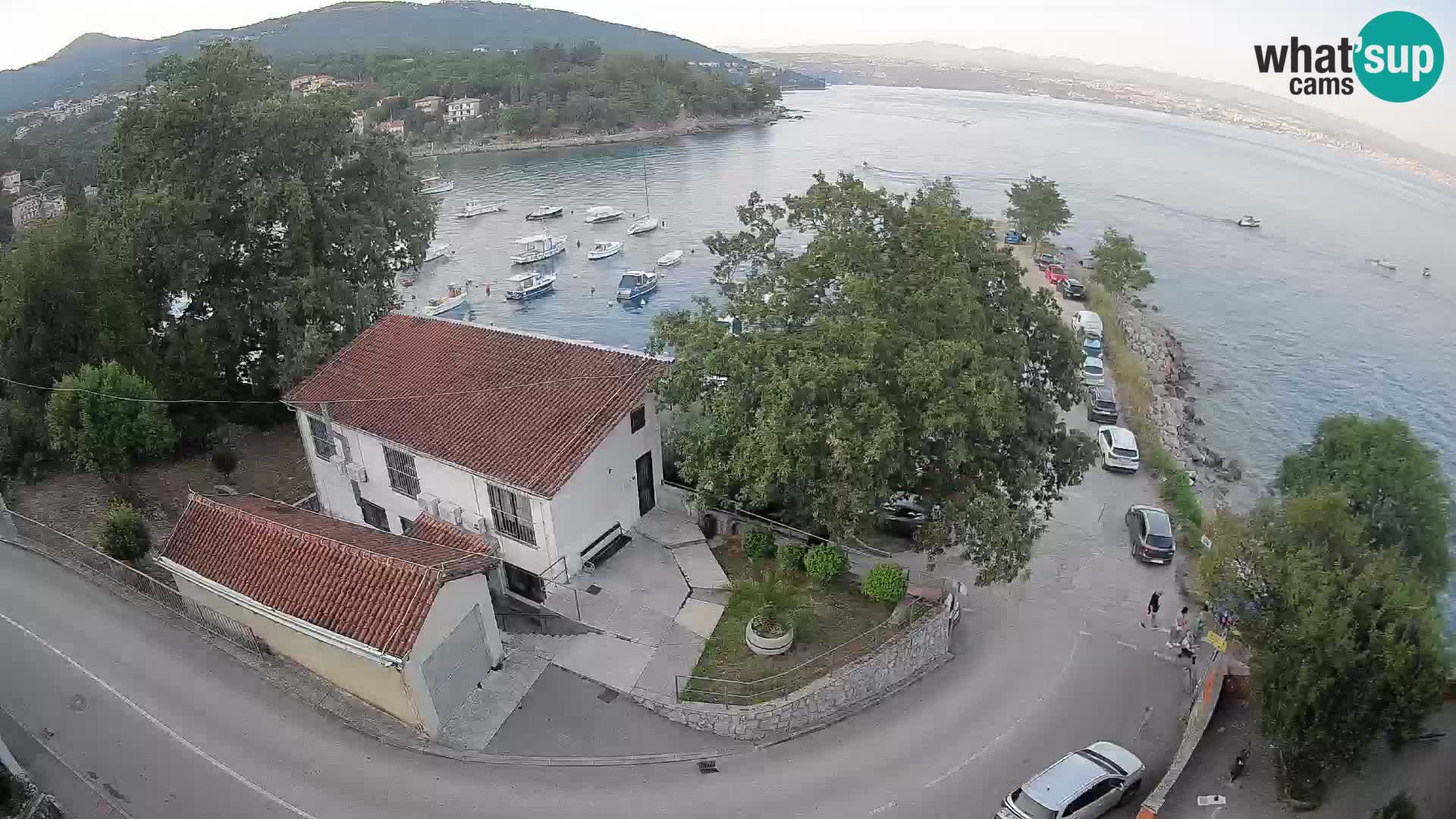 Webcam port d’Ika – Vue en direct et lumières d’Opatija