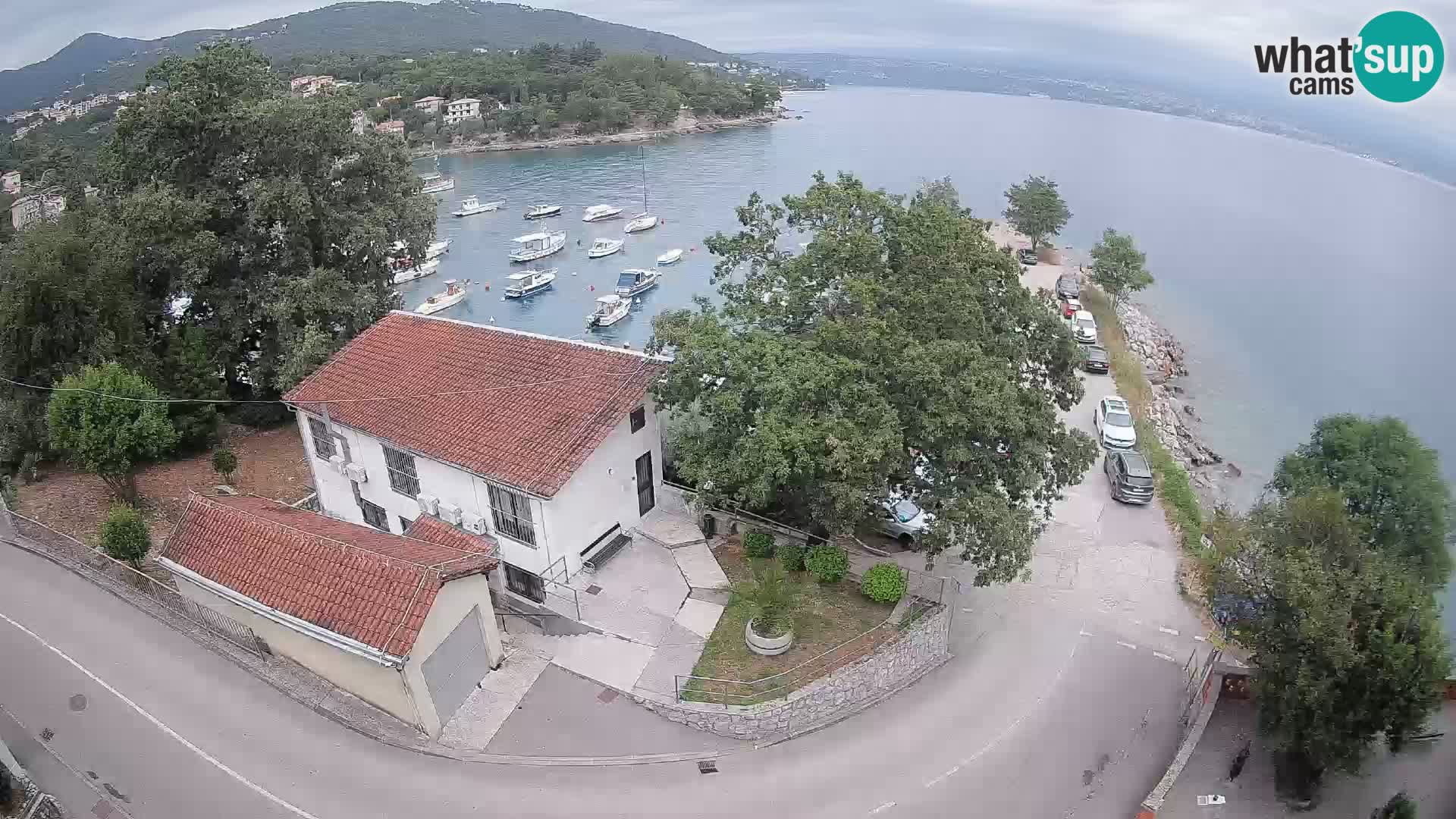Webcam porto Ika – Vista LIVE sul porto e le luci di Opatija